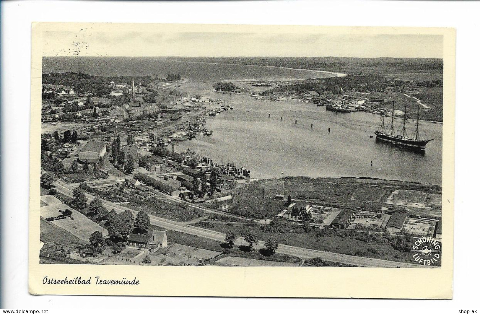 Y24850/  Travemünde Luftbild AK 1960 - Lübeck-Travemuende