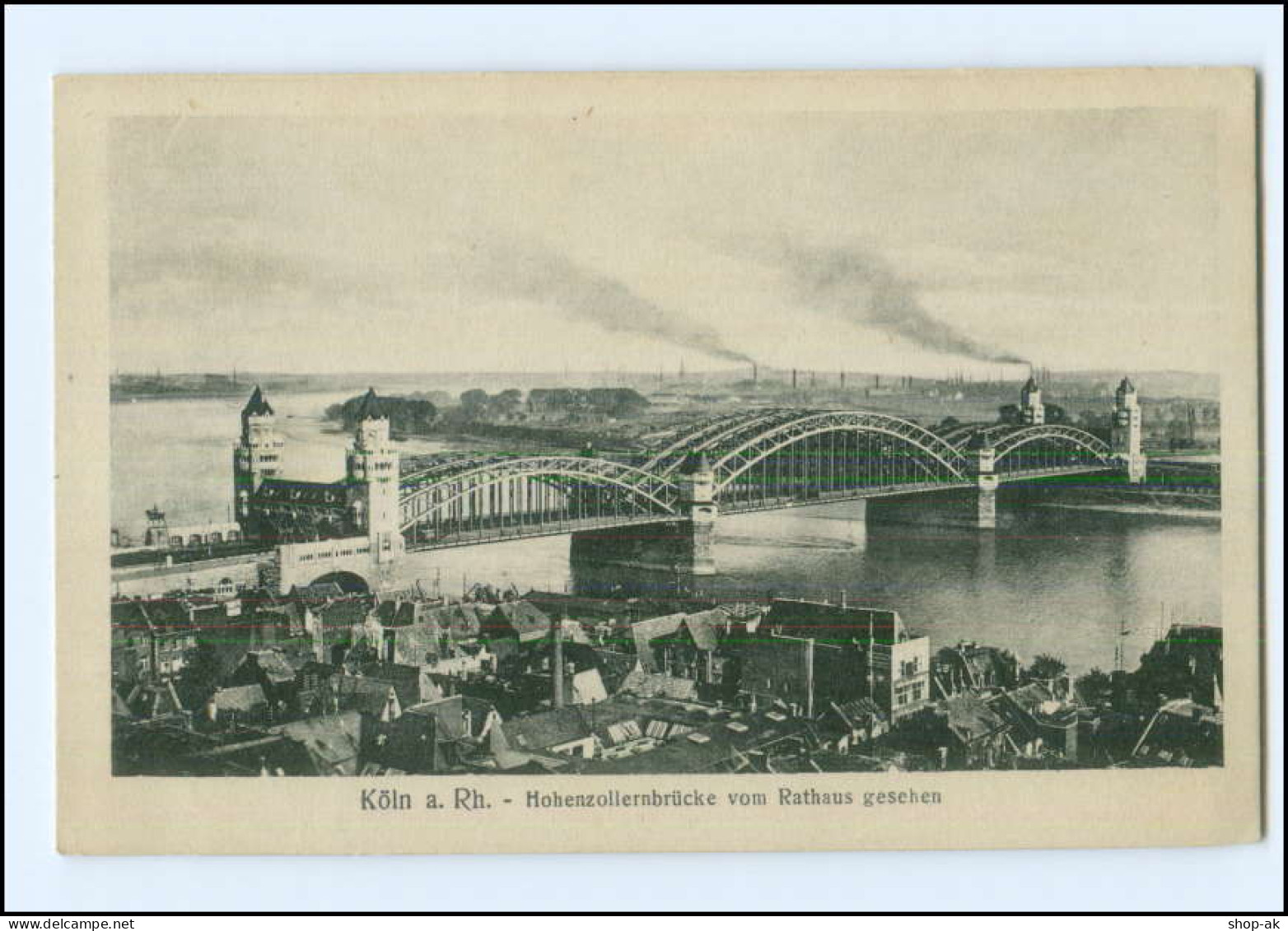 Y24598/ Köln Hohenzollernbrücke AK 1921 - Koeln