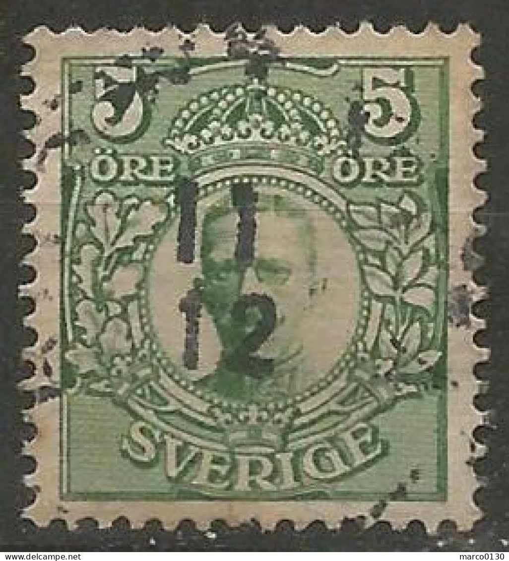 SUEDE N° 62 OBLITERE - Used Stamps