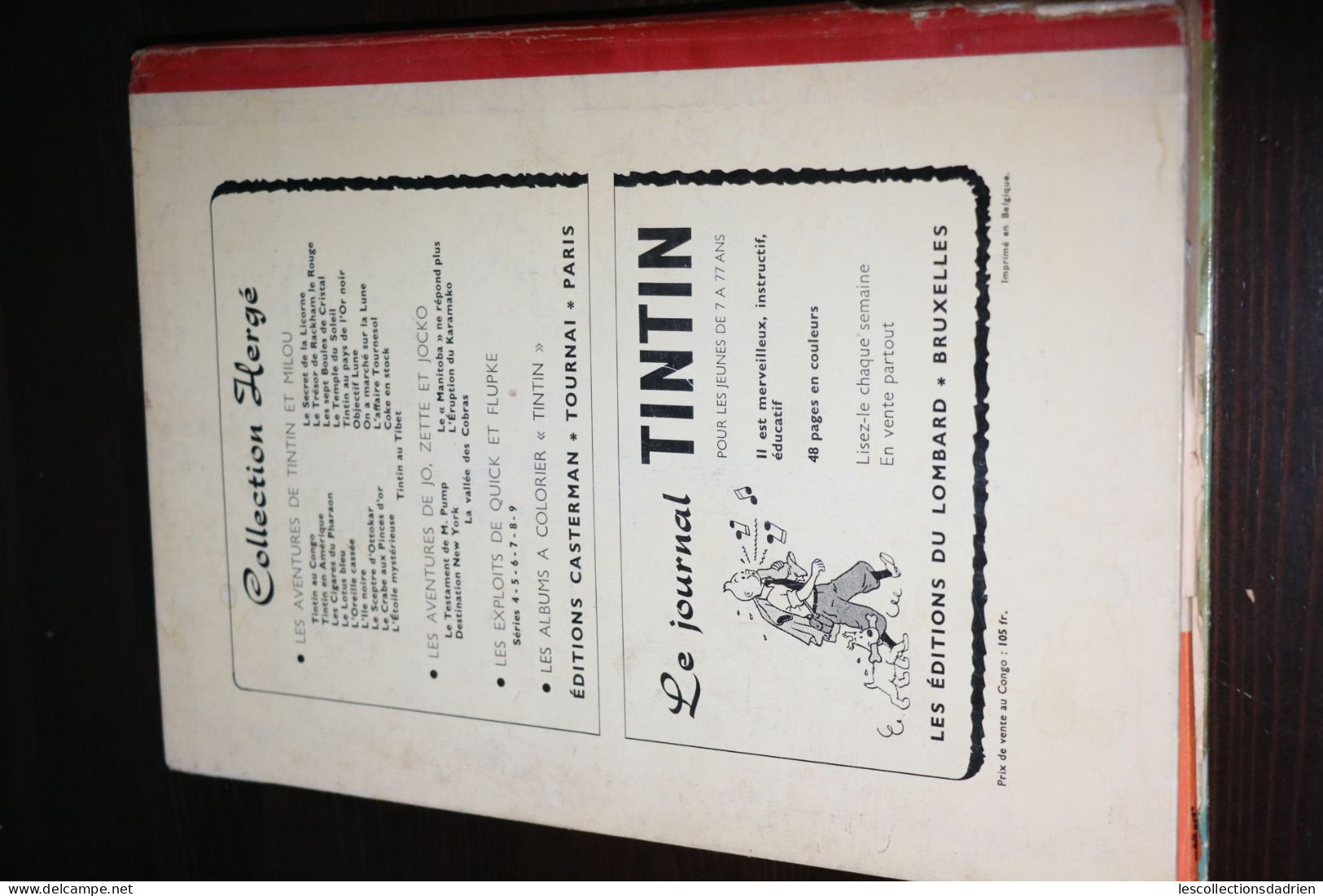 Bd  Ancienne  - Le Journal De Tintin N° 45  - 1959 - Tintin