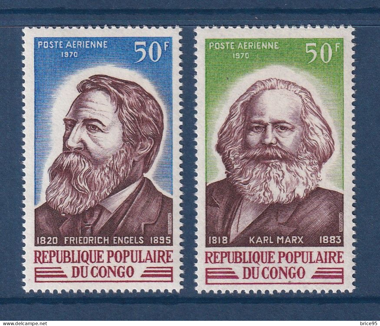 Congo - YT PA N° 99 Et 100 ** - Neuf Sans Charnière - Poste Aérienne - 1970 - Mint/hinged