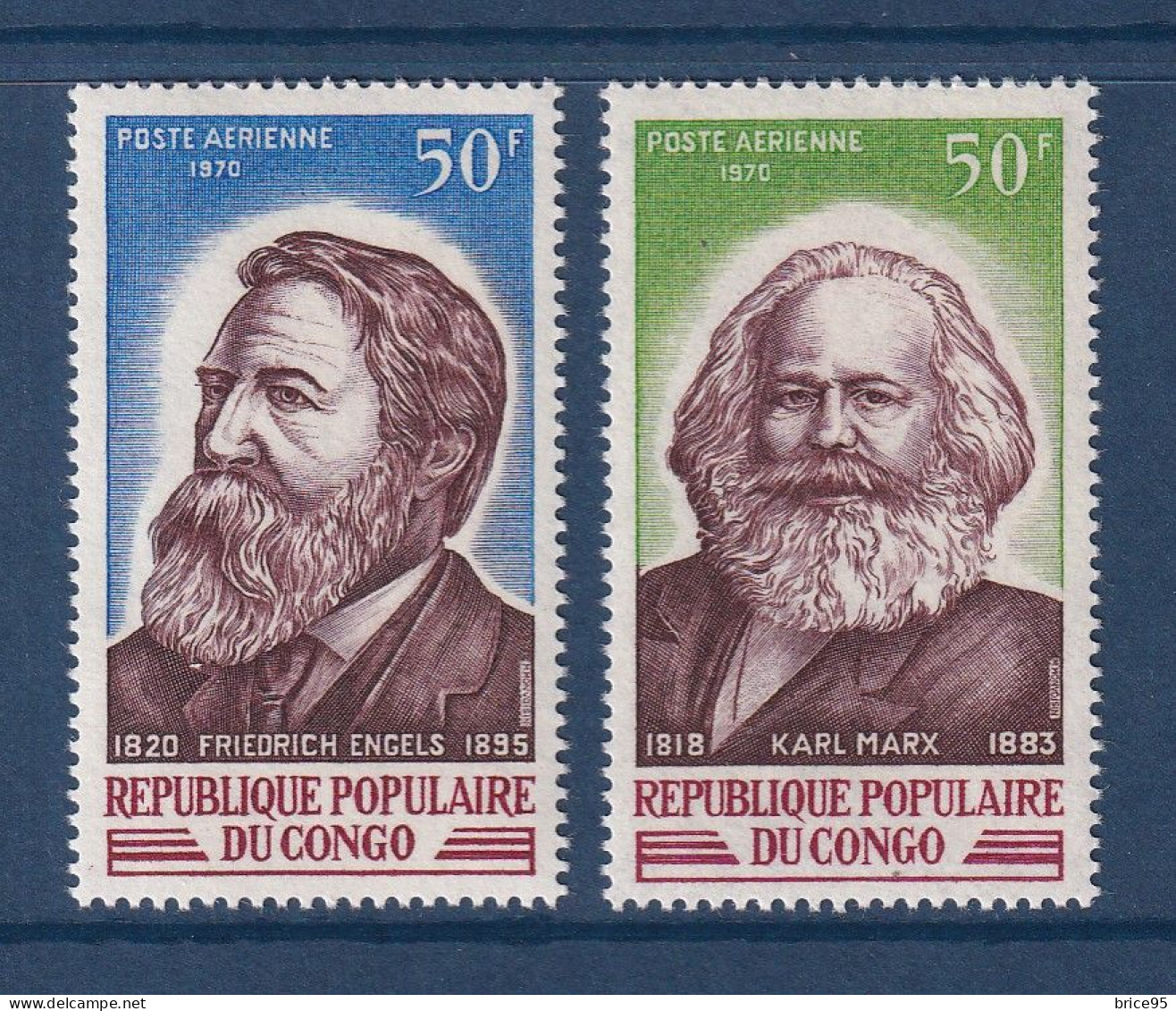 Congo - YT PA N° 99 Et 100 ** - Neuf Sans Charnière - Poste Aérienne - 1970 - Ungebraucht