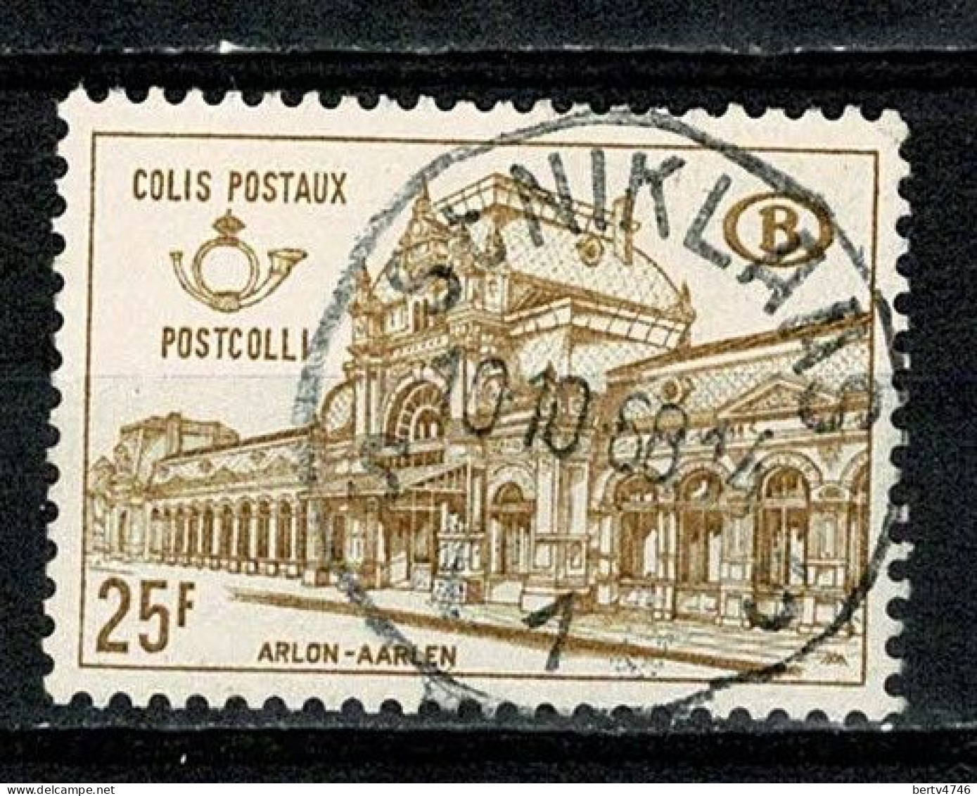 Belg. 1967/68 OBP/COB TR 401, Centr. Afst. St. Niklaas 1 (2 Scans) - Afgestempeld