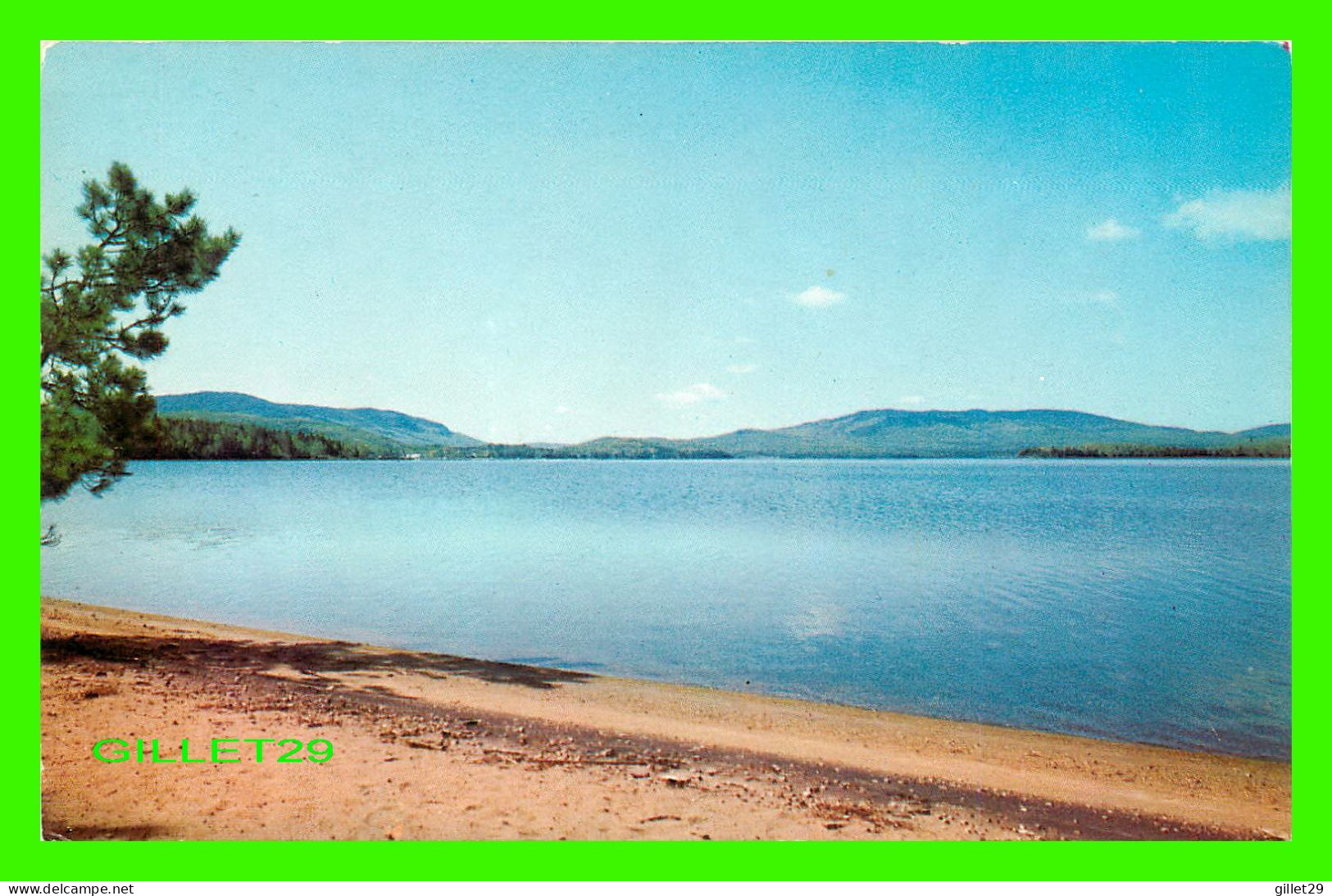 ST DONAT , QUÉBEC - VUE D'ENSEMBLE DU LAC OUAREAU - CIRCULÉE EN 1988 - UNIC - PHOTO, CLAUDE CROZIER - - Otros & Sin Clasificación