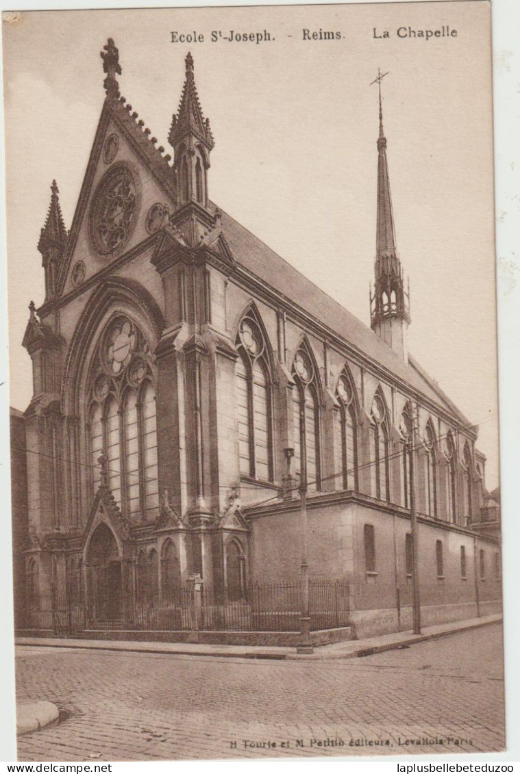 CPA - 51 - REIMS - Ecole St Joseph - La Chapelle - Vers 1930 - Pas Courant - Reims