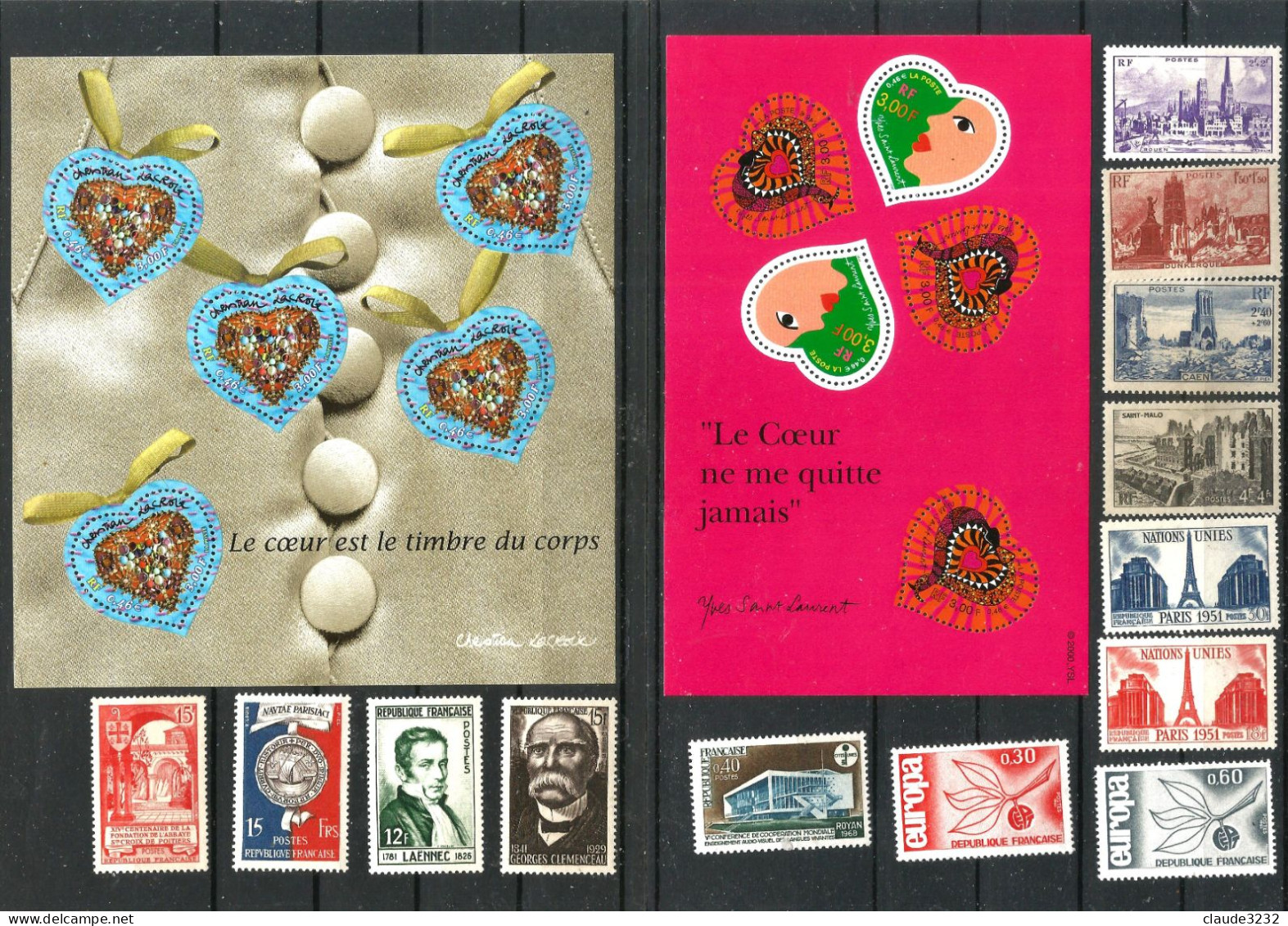 2.France : Timbres Neufs** - Collections