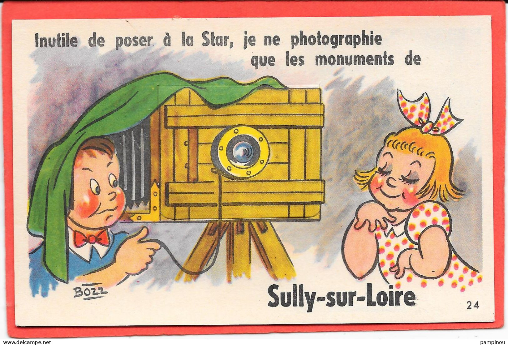 45 SULLY SUR LOIRE - Système Dépliant - Photographe - Illustration BOZZ - Sully Sur Loire