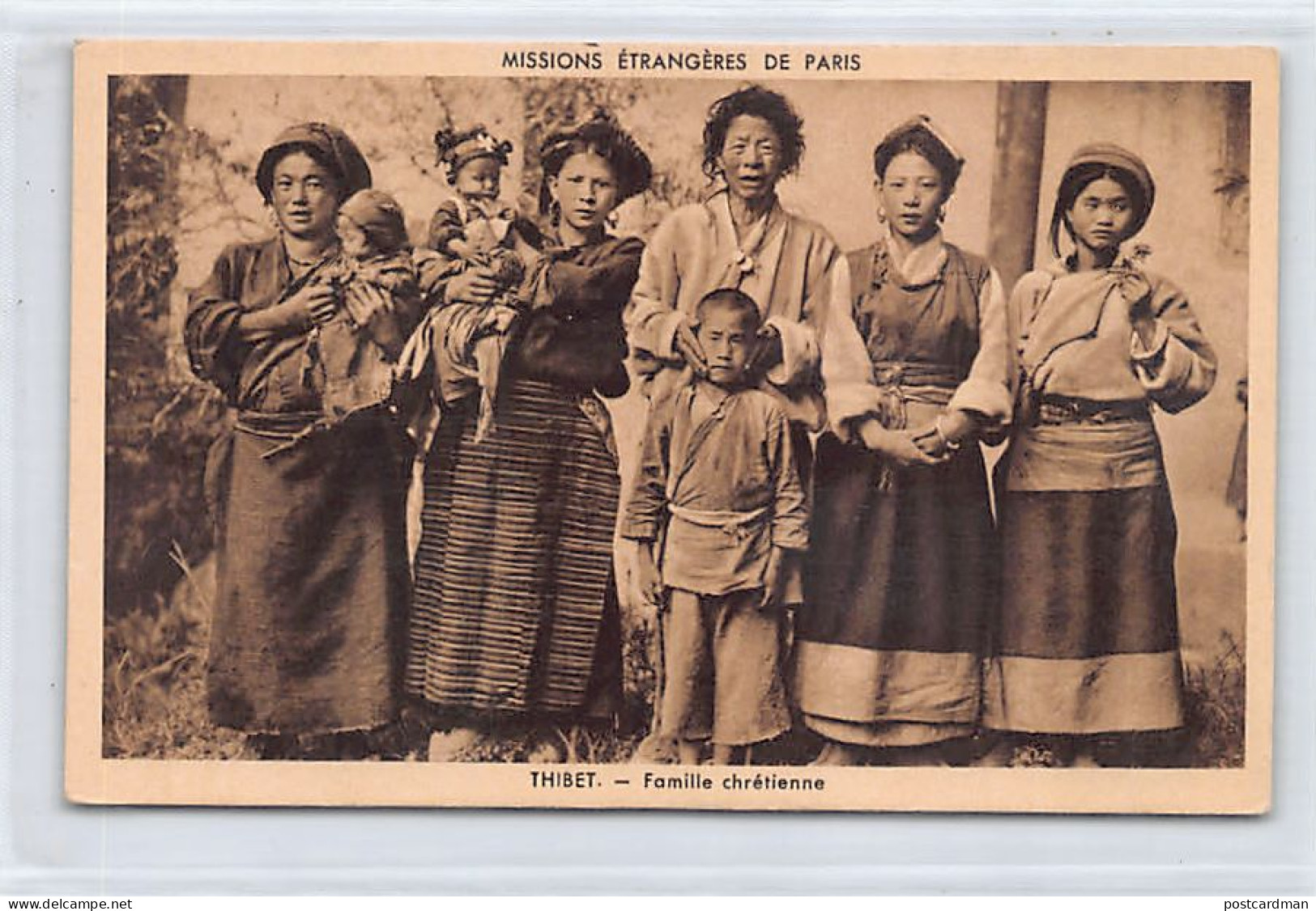 Tibet - Christian Family - Publ. Missions Etrangères De Paris - Tibet