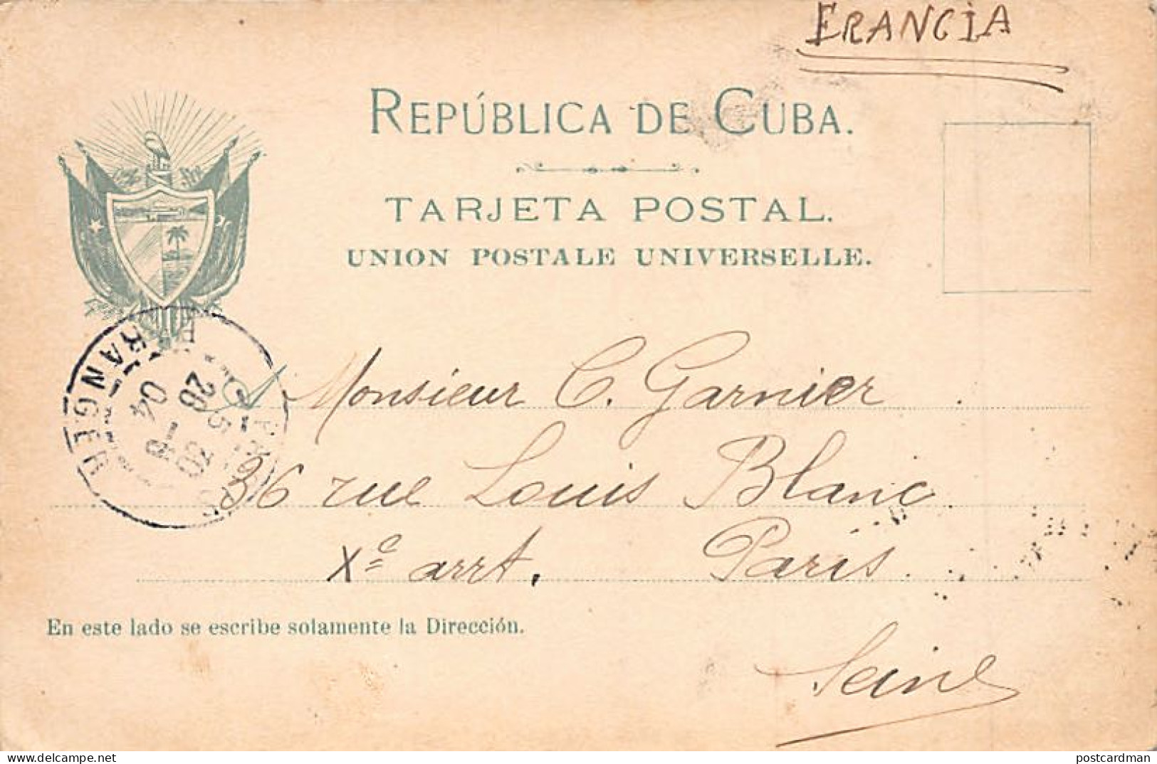Cuba - HABANA - Inauguracion De La Republica Cubana Y Subida De La La Bandera En El Morro - Ed. Desconocido  - Cuba