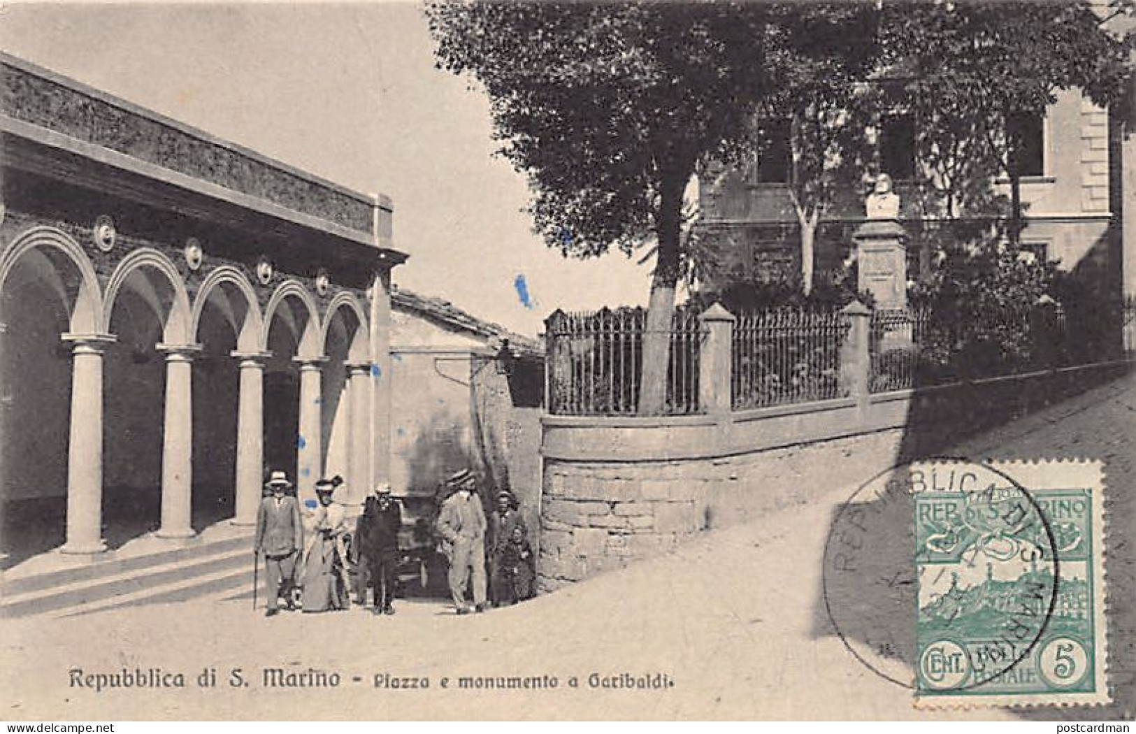 SAN MARINO - Piazza E Monumento A Garibaldi - Ed. A. Reffi - Saint-Marin