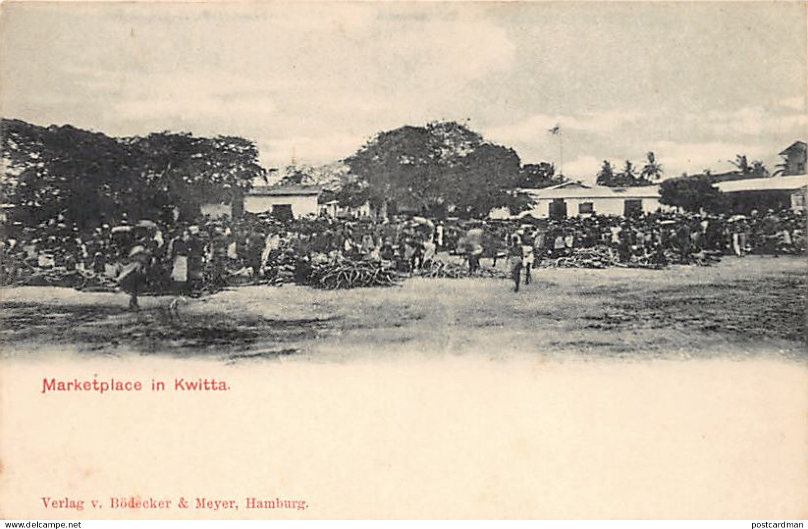Ghana - KETA Kwitta - Market Place - Publ. Bödecker & Meyer  - Ghana - Gold Coast