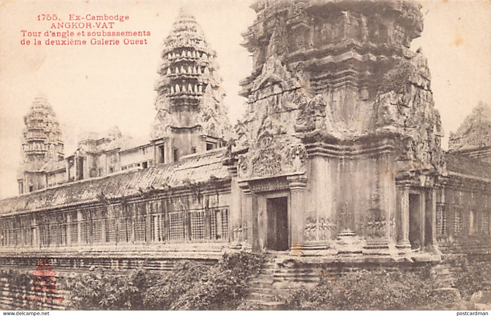 Cambodge - ANGKOR WAT - Deuxième Galerie Ouest - Ed. P. Dieulefils 1755 - Cambodge