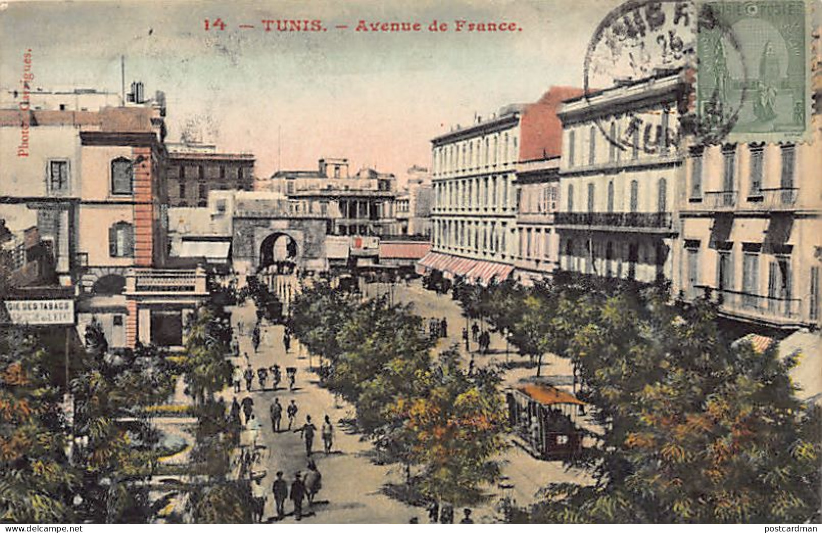 TUNIS - Avenue De France - Ed. Garrigues 14 - Tunisie