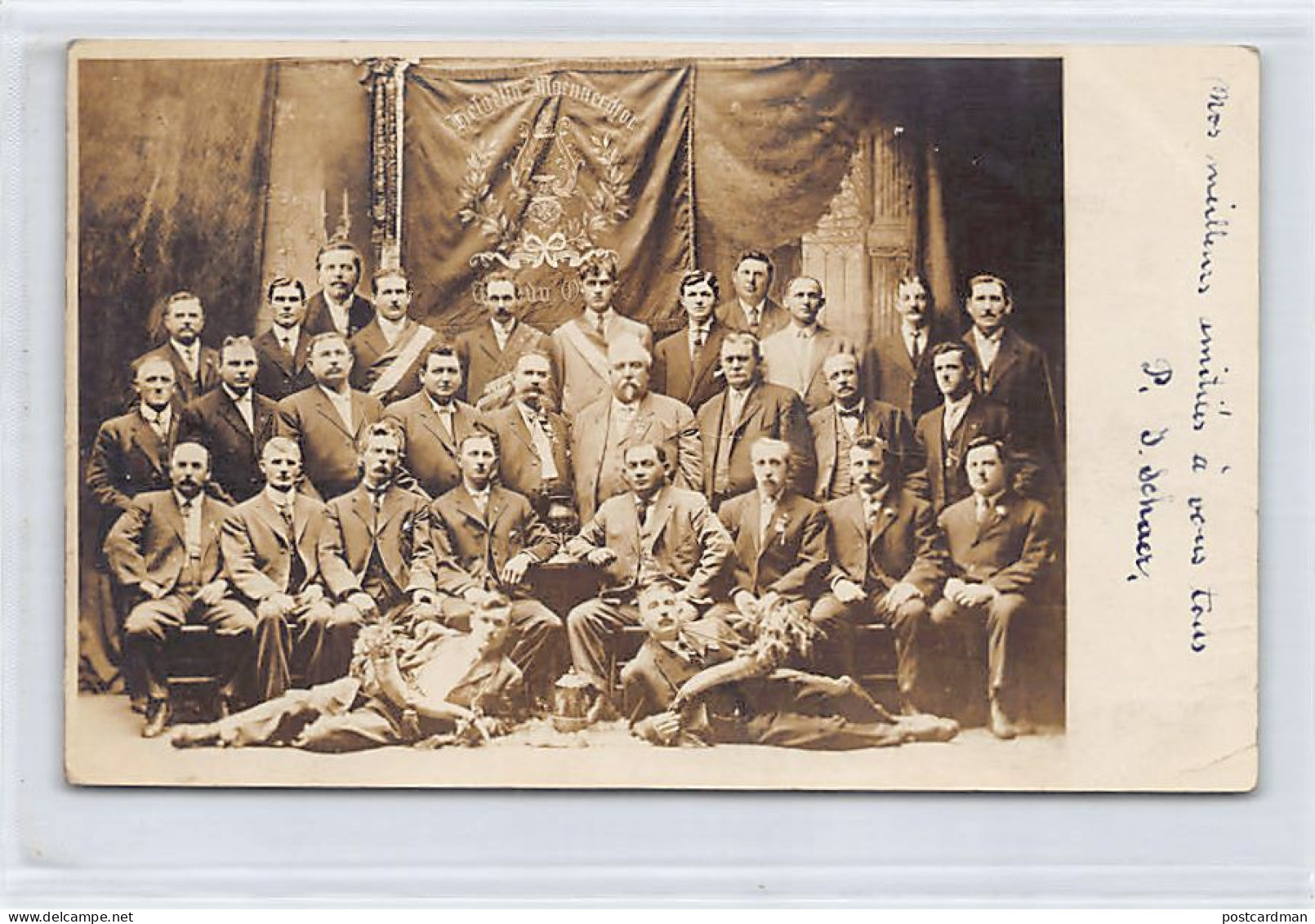 TOLEDO (OH) German Brotherhood Society (Founded May 1809) - REAL PHOTO Year 1912 - Publ. Unknown  - Toledo