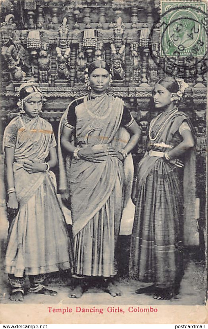 SRI LANKA - Temple Dancing Girls, Colombo - Publ. M. B. Uduman 41 - Sri Lanka (Ceylon)