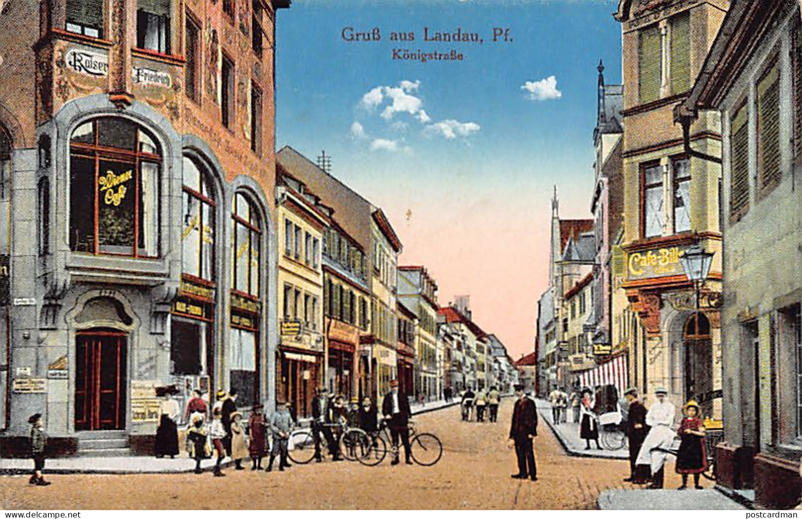 Deutschland - LANDAU - Königstrasse - Kaiser Friedrich Wiener Café - Landau