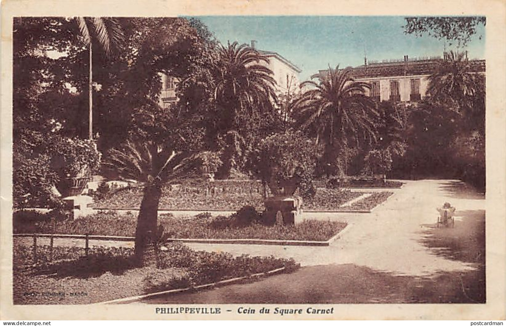 Algérie - SKIKDA Philippeville - Coin Du Square Carnot - Ed. Combier - Skikda (Philippeville)