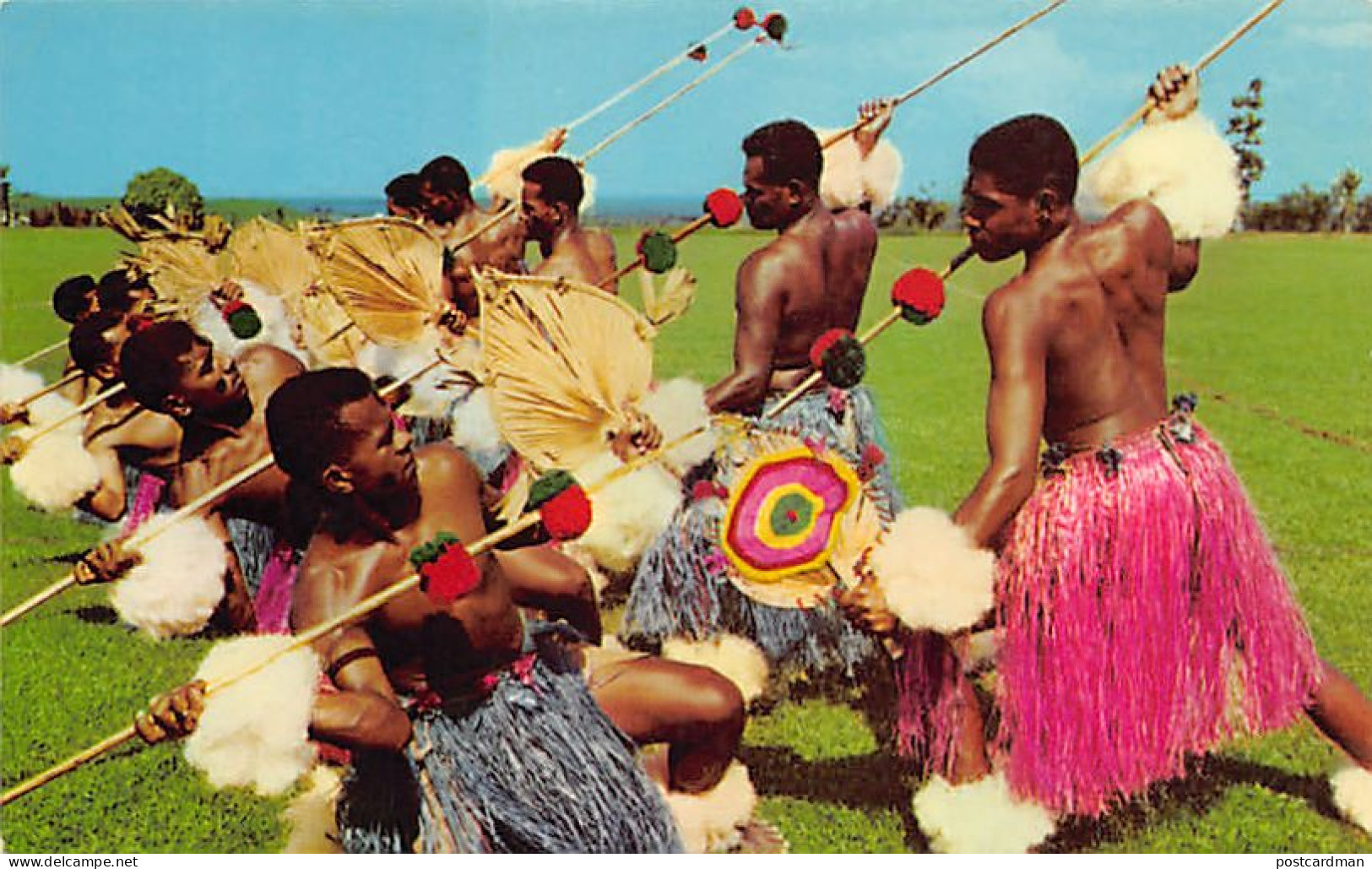 Fiji - Meke Wesi, Spear Dance - Publ. Stinsons Ltd. 1147 - Fidschi