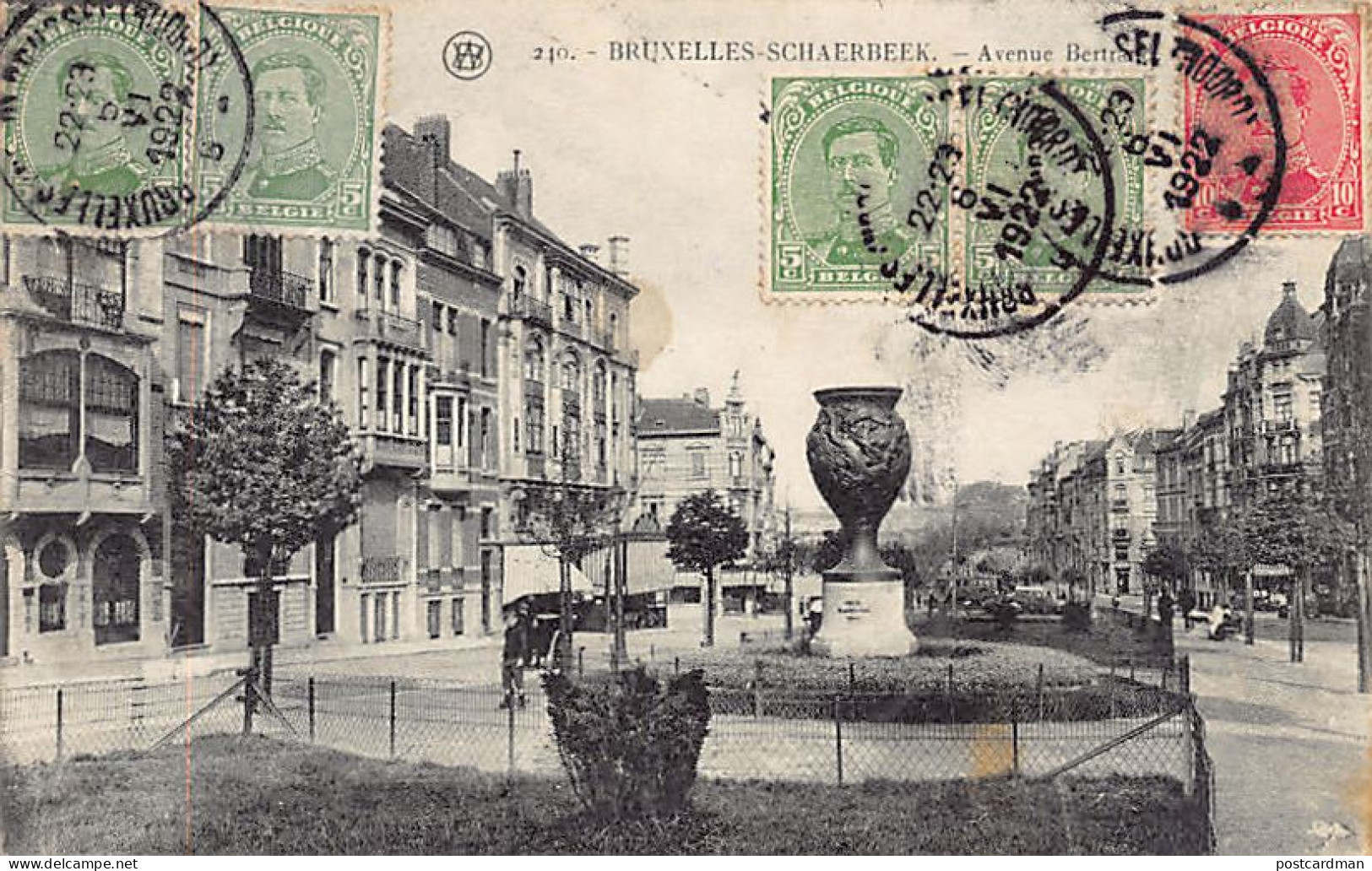 Belgique - SCHAERBEEK (Brux.-Cap.) Avenue Bertrand - Ed. F. Walschaerts 240 - Schaarbeek - Schaerbeek