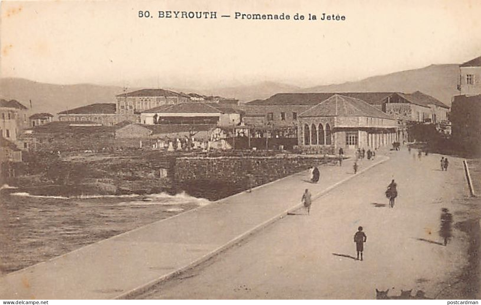 Liban - BEYROUTH - Promenade De La Jetée - Ed. Aux Cèdres Du Liban - Michel I. Corm & Cie 50 - Lebanon