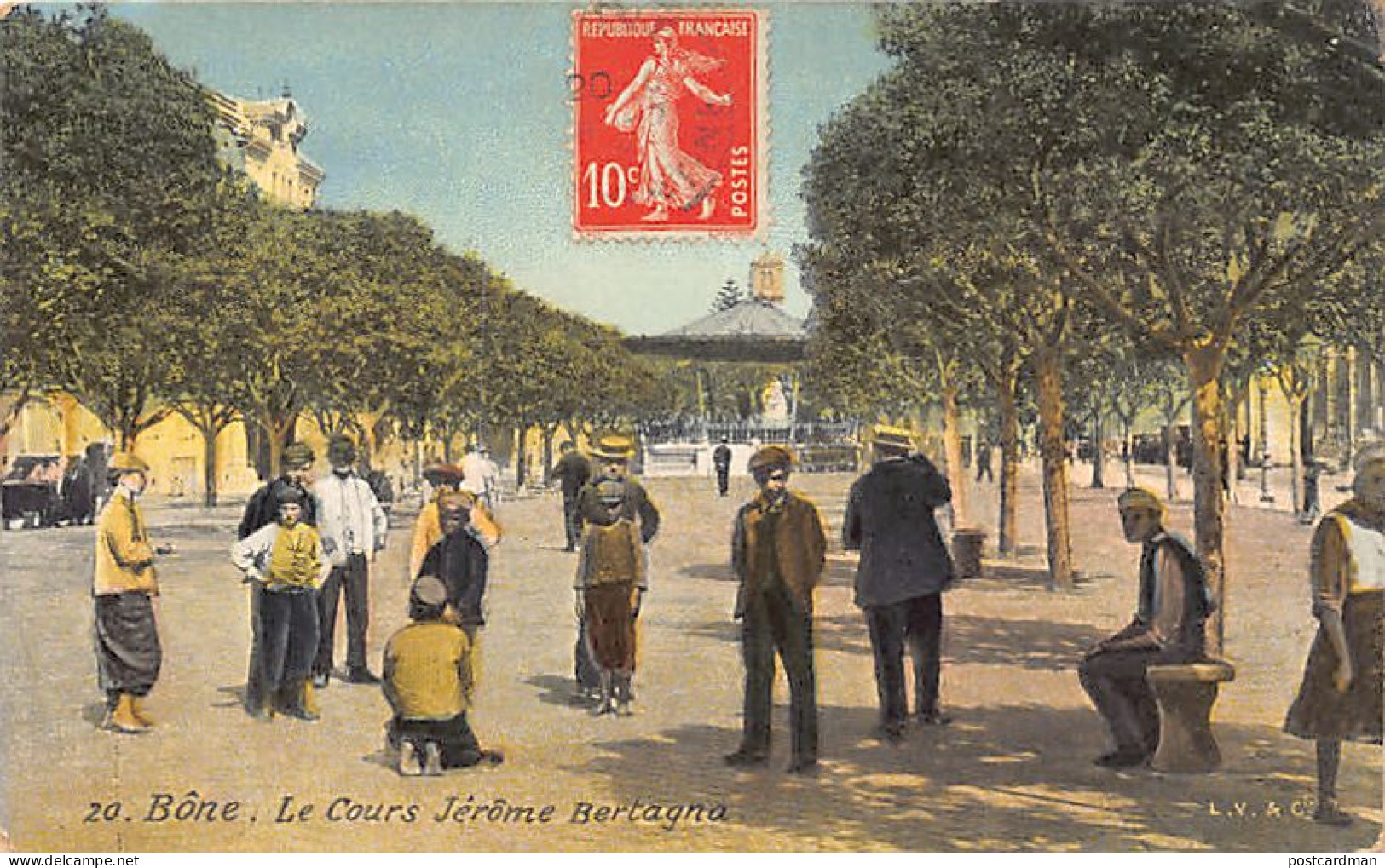 Algérie - ANNABA Bône - Le Cours Jérôme Bertagna - Ed. L. V. & Cie 20 - Annaba (Bône)