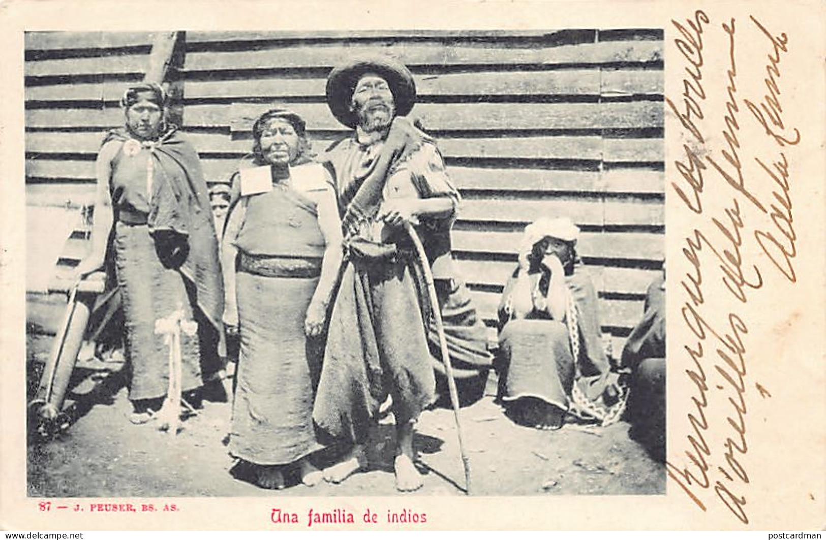 Argentina - Una Familia De Indios - Ed. J. Peuser 87 - Argentine