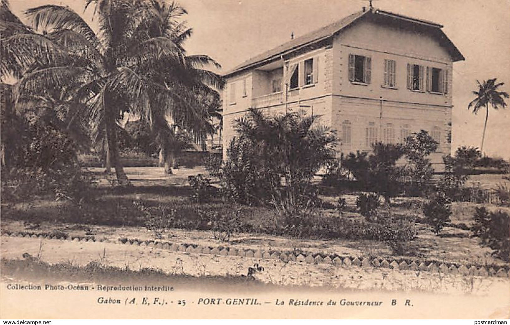 Gabon - PORT-GENTIL - La Résidence Du Gouverneur - Ed. Bloc Frères 25 - Gabun