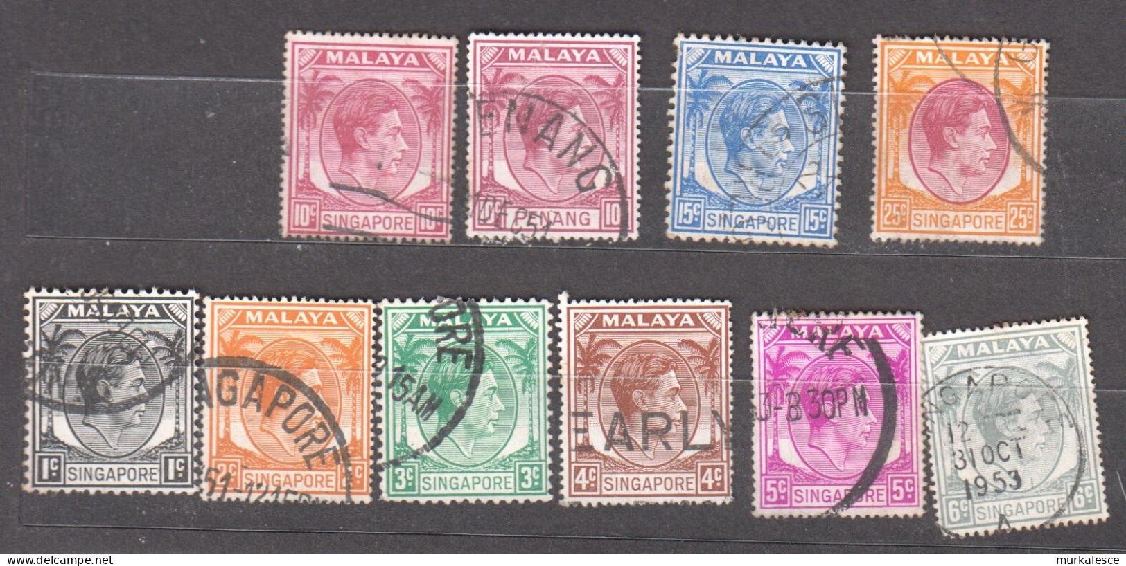 9385  --LOT   STAMPS  SINGAPORE - Singapour (1959-...)