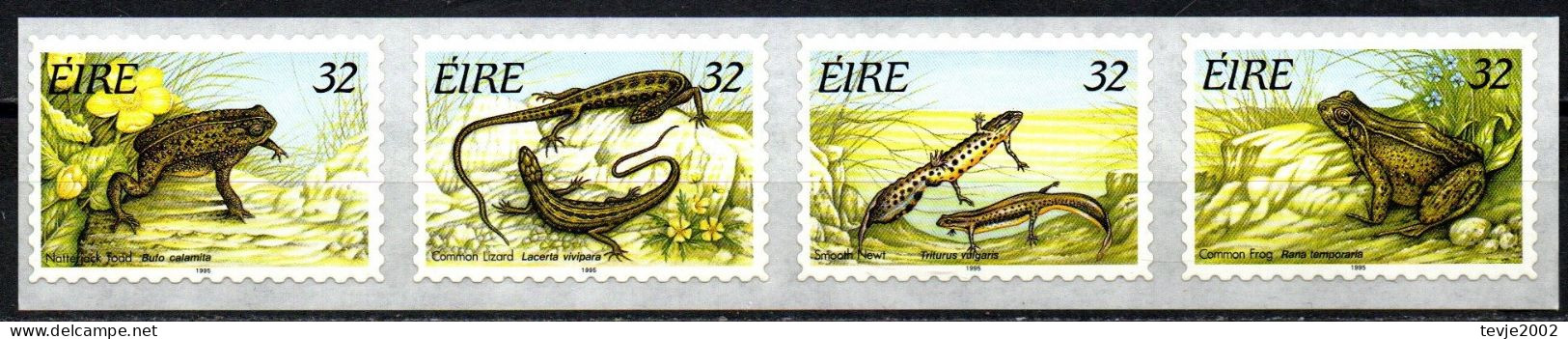 Irland Eire 1995 - Mi.Nr. 913 - 916 - Postfrisch MNH - Tiere Animals Frösche Frogs - Ranas