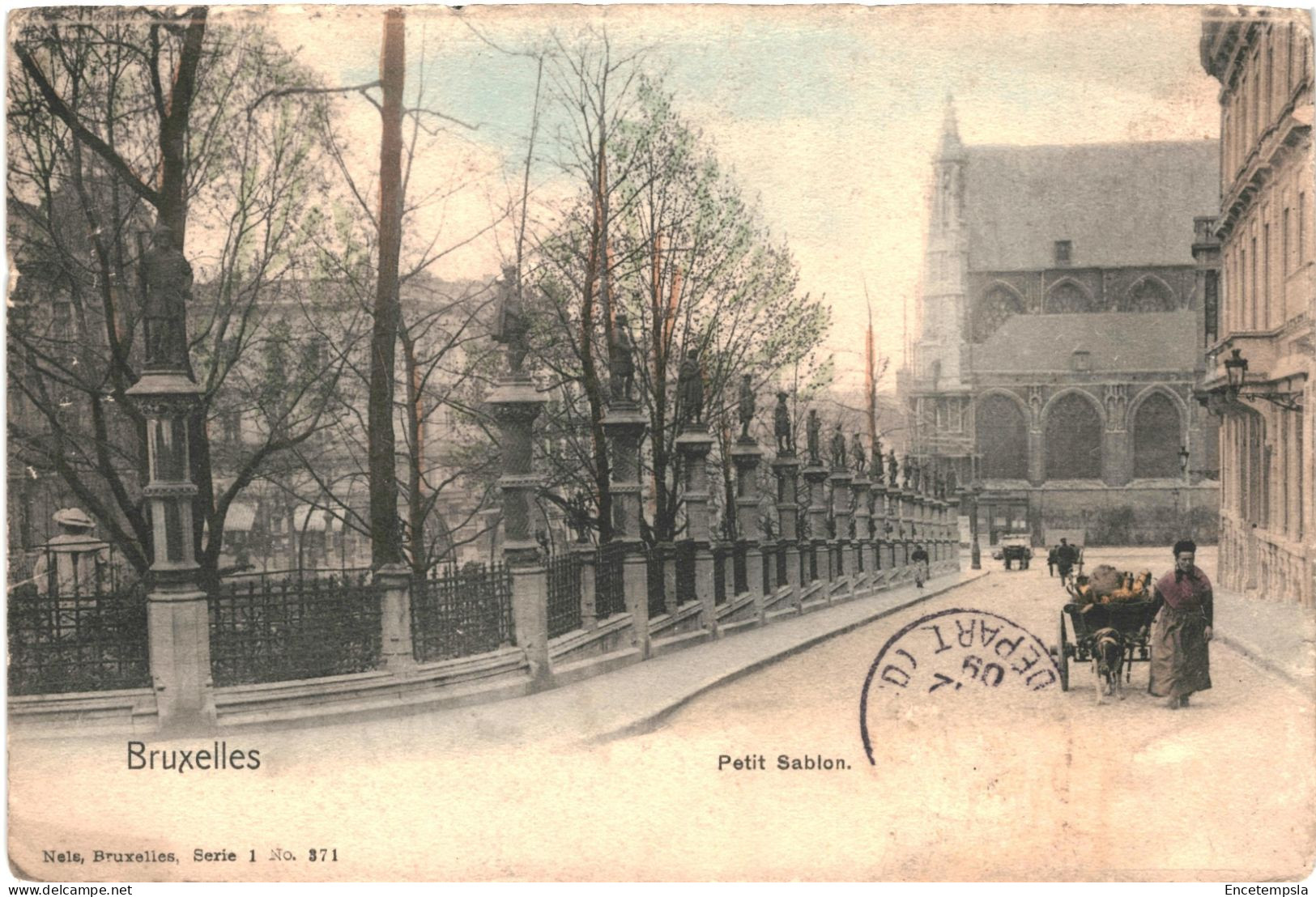 CPA Carte Postale Belgique Bruxelles Petit Sablon 1909 VM79762 - Bosques, Parques, Jardines