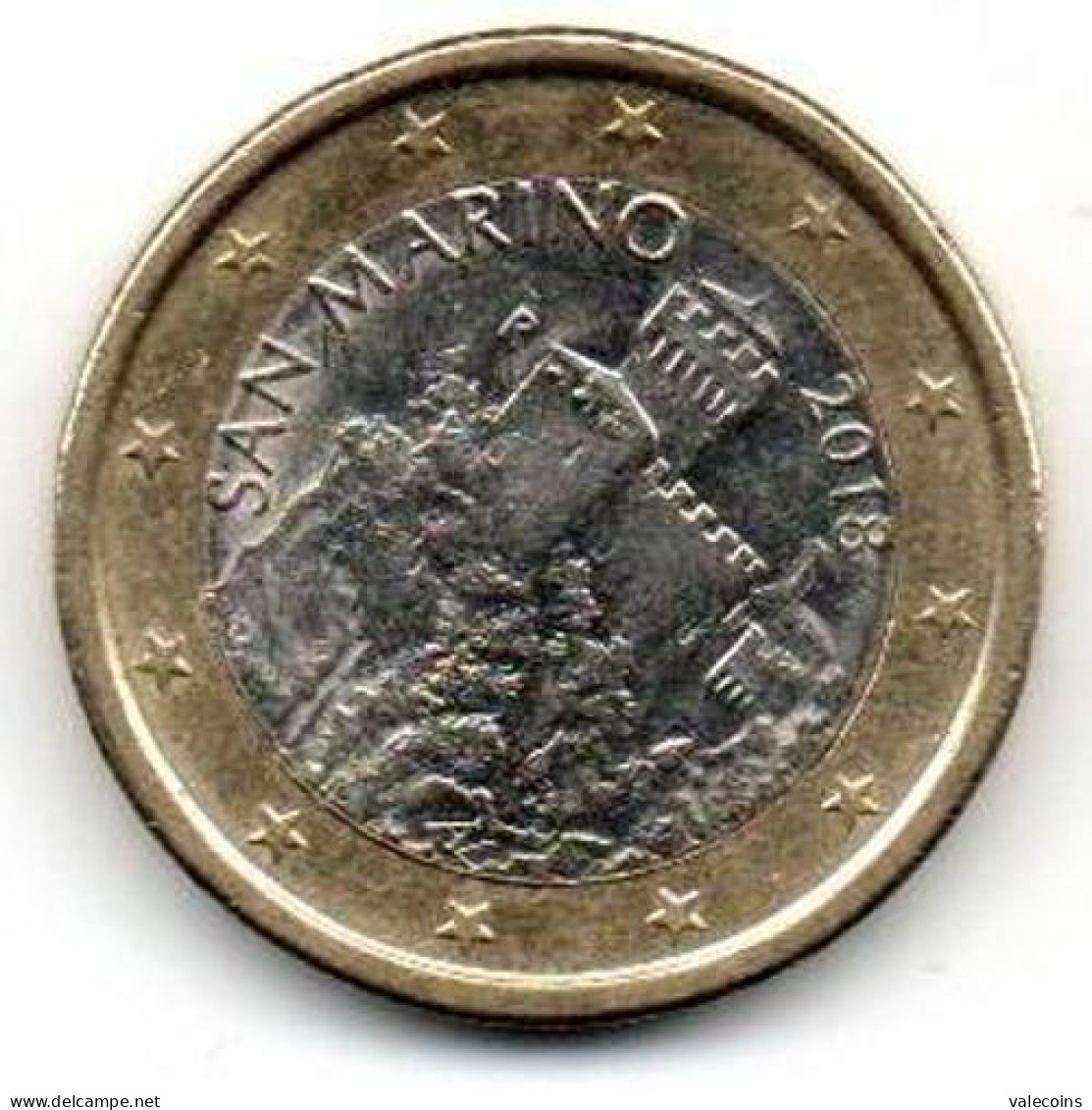 SAN MARINO - 2018 - 1 Euro - KM 561 - Circolato XF - San Marino