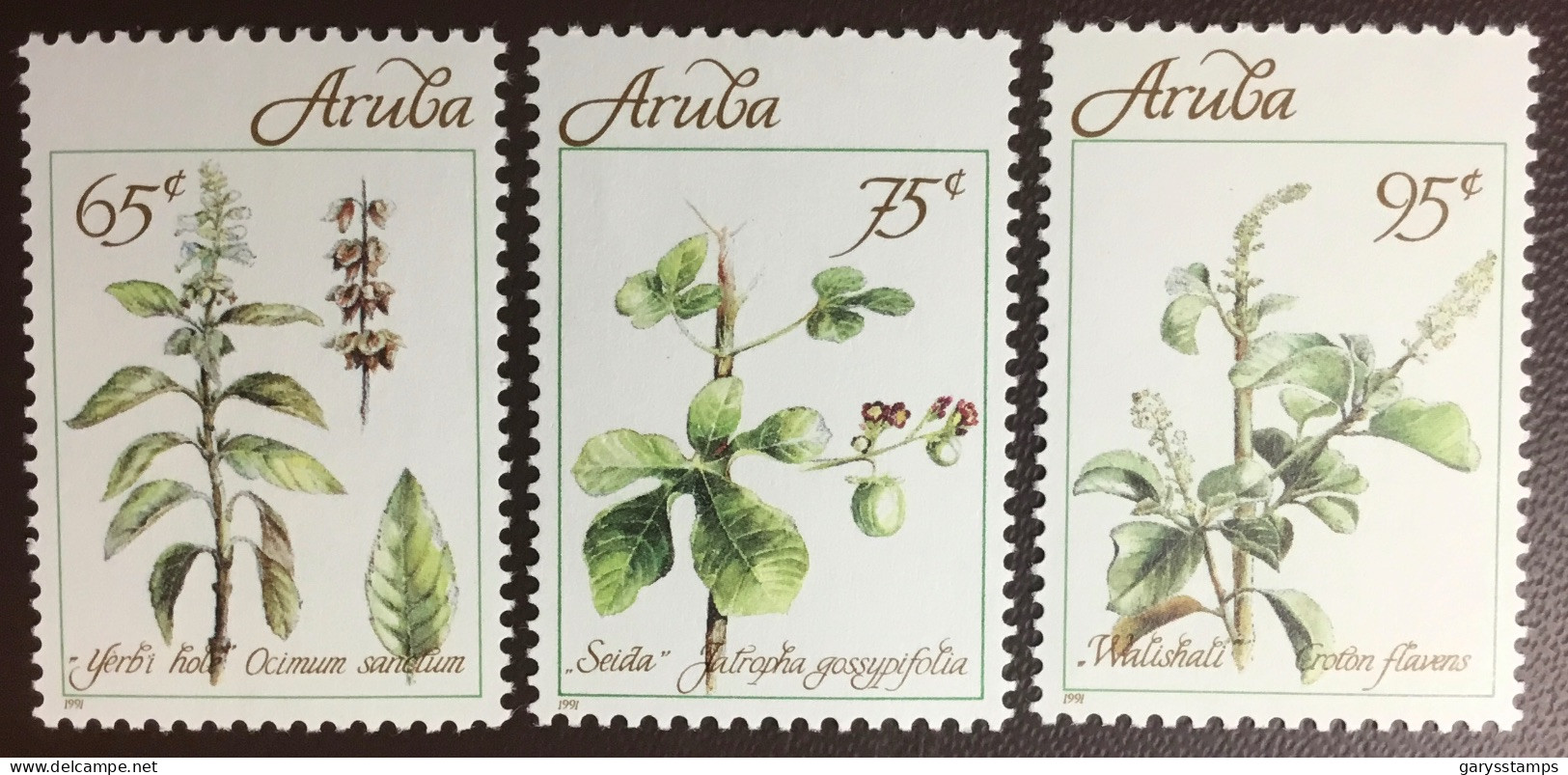 Aruba 1991 Medicinal Plants MNH - Heilpflanzen