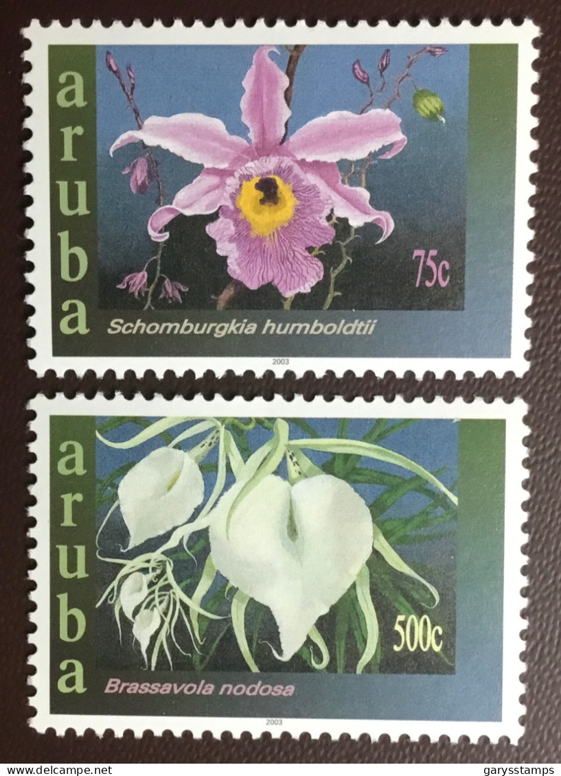 Aruba 2003 Orchids Flowers MNH - Orchidées