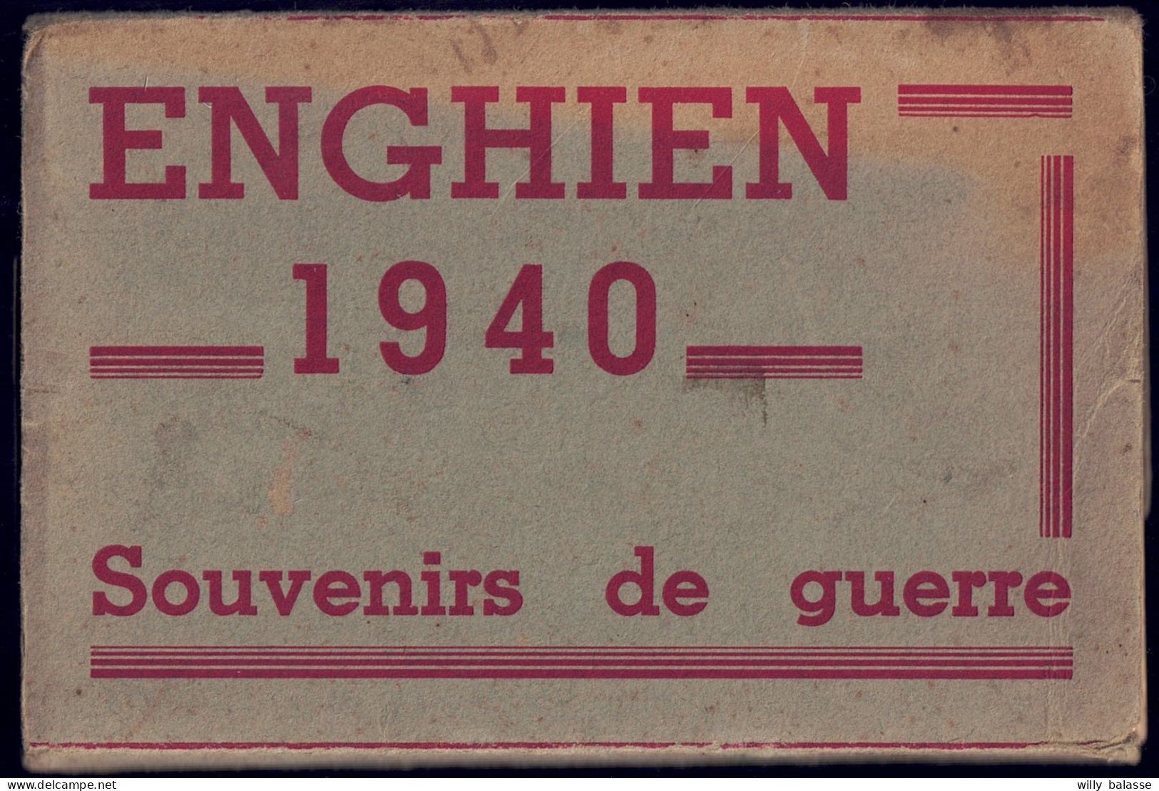 +++ CPA - Carnet De 10 Cartes Détachables - ENGHIEN - EDINGEN - 1940 - Souvenirs De Guerre  // - Enghien - Edingen