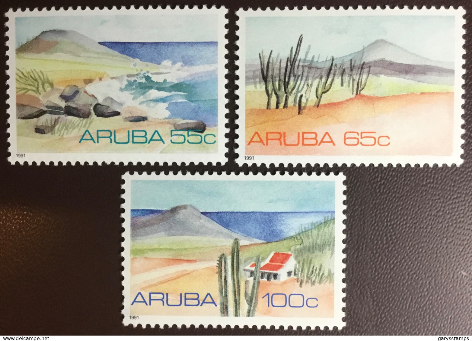 Aruba 1991 Landscapes MNH - Curacao, Netherlands Antilles, Aruba