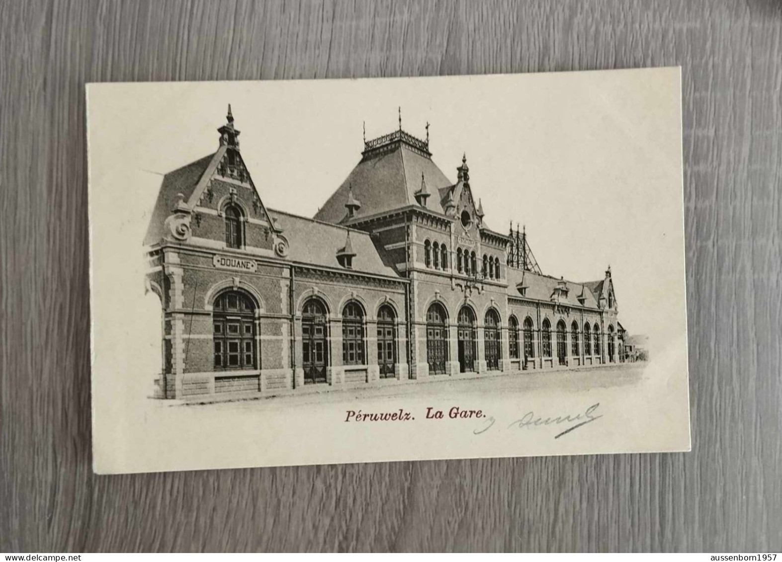 Peruwelz : La Gare : Carte Dos Non Divisé Envoyée En 190 ? (a) - Peruwelz