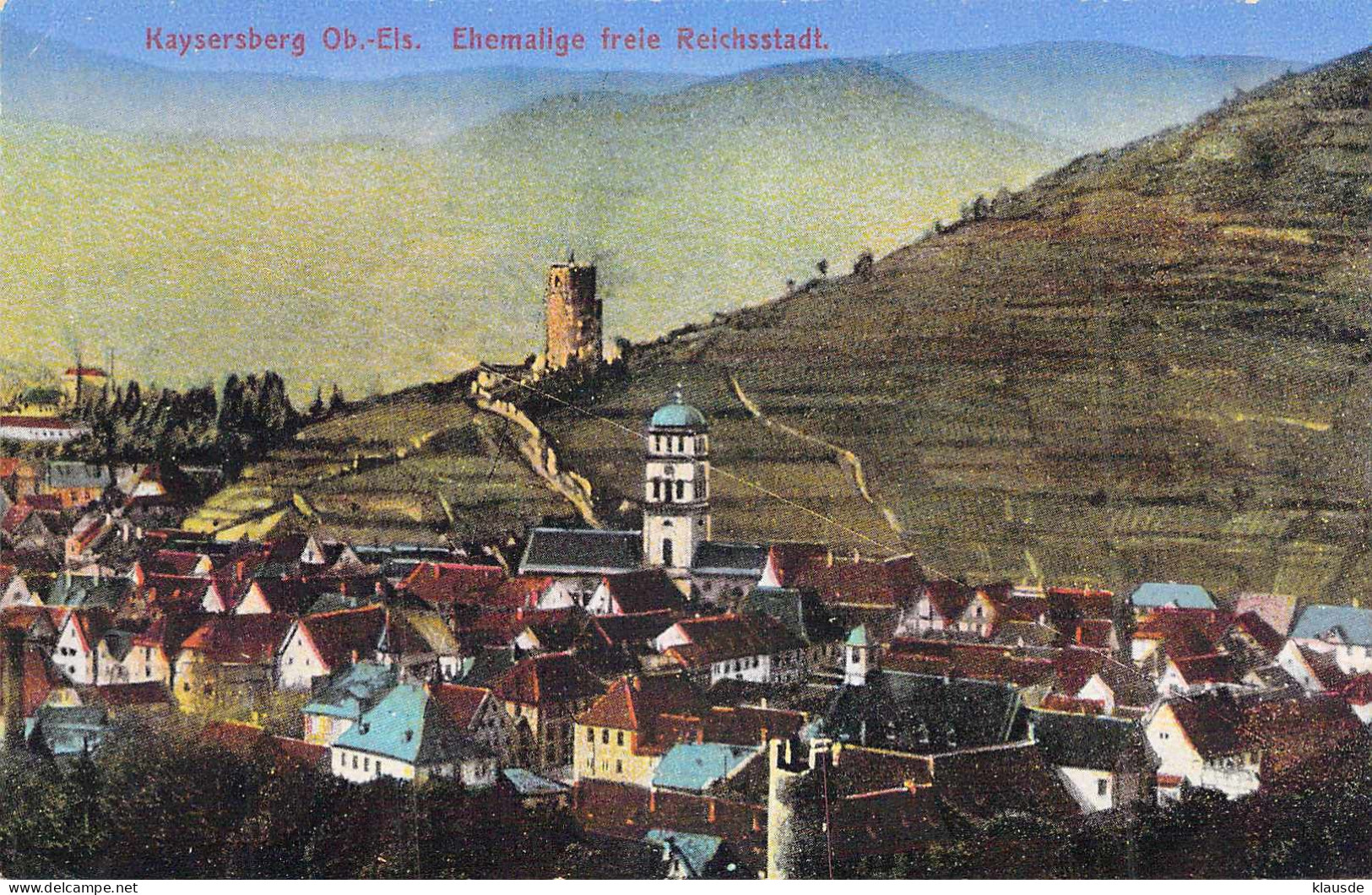Kaysersberg - Panorama - Ehemalige Freie Reichstadt - Elsass