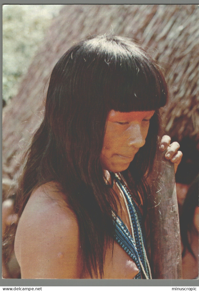 CPM - Brésil - Jovem India Suia - Reserva Indigena Do Xingu - Tarragona