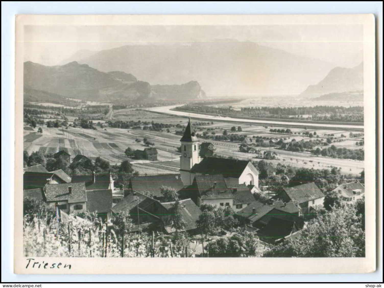 V1699/ Triesen Liechtenstein Foto AK 1957 - Liechtenstein