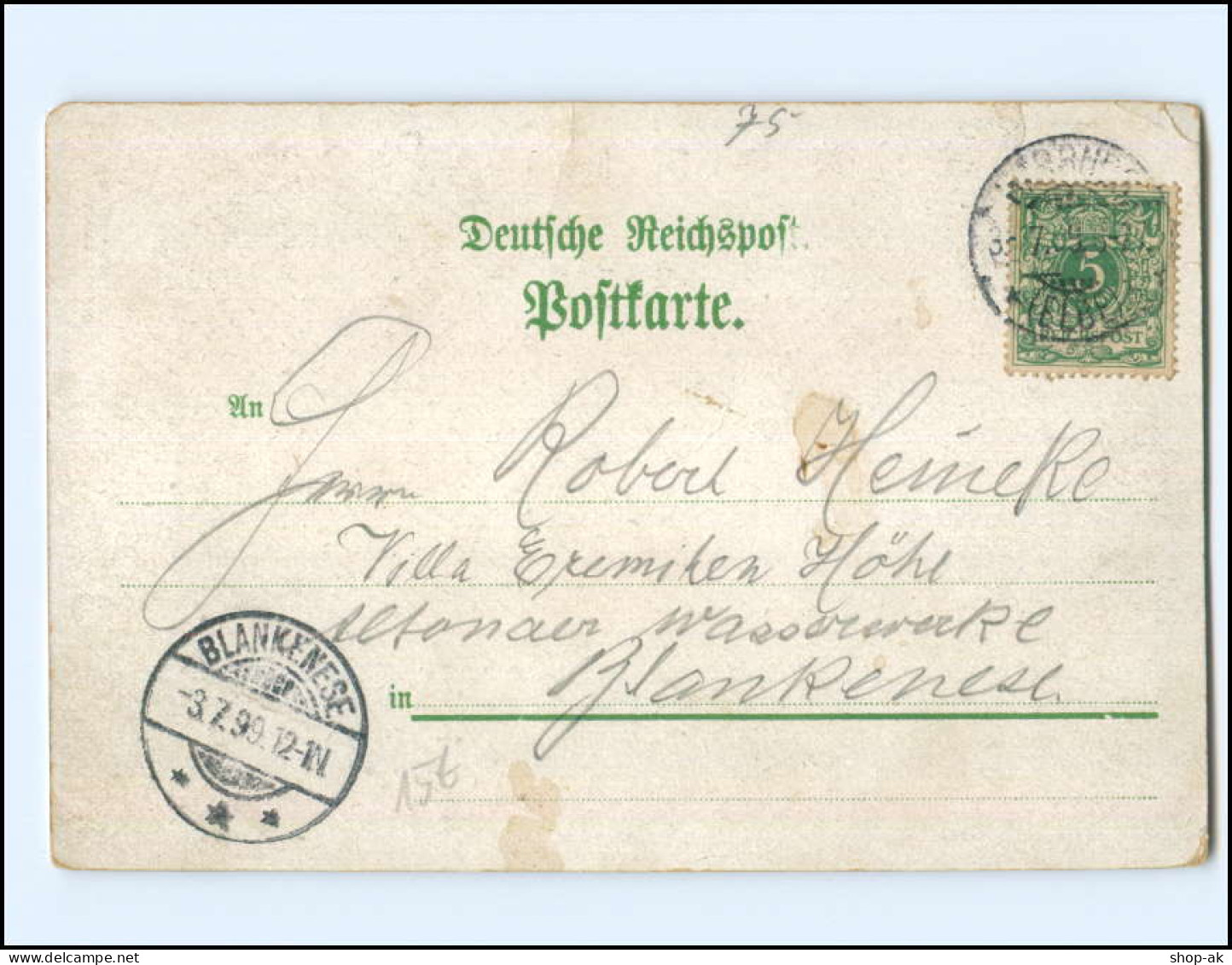 XX11826/ Gruß Aus Der Goldenen Wiege  Haake Bei Harburg Litho AK 1899 - Harburg