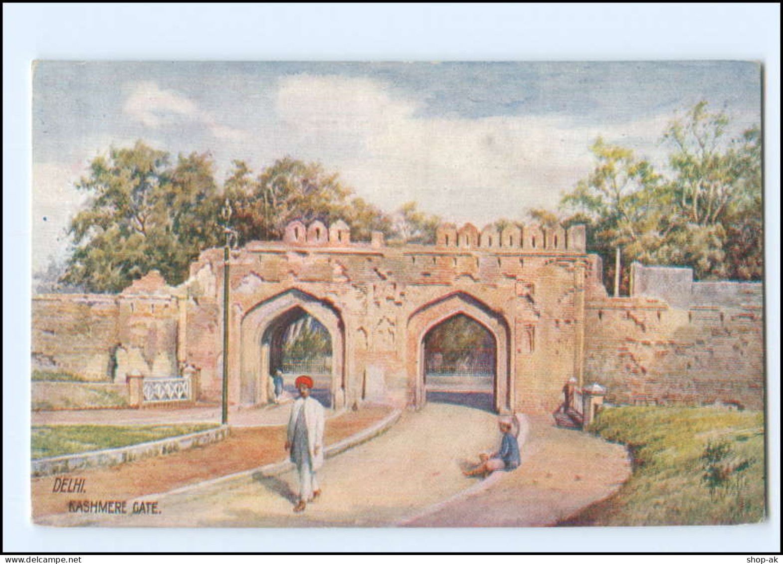 Y18069/ Tuck`s AK  Delhi Kashmere Gate Indien Ca.1912 - India