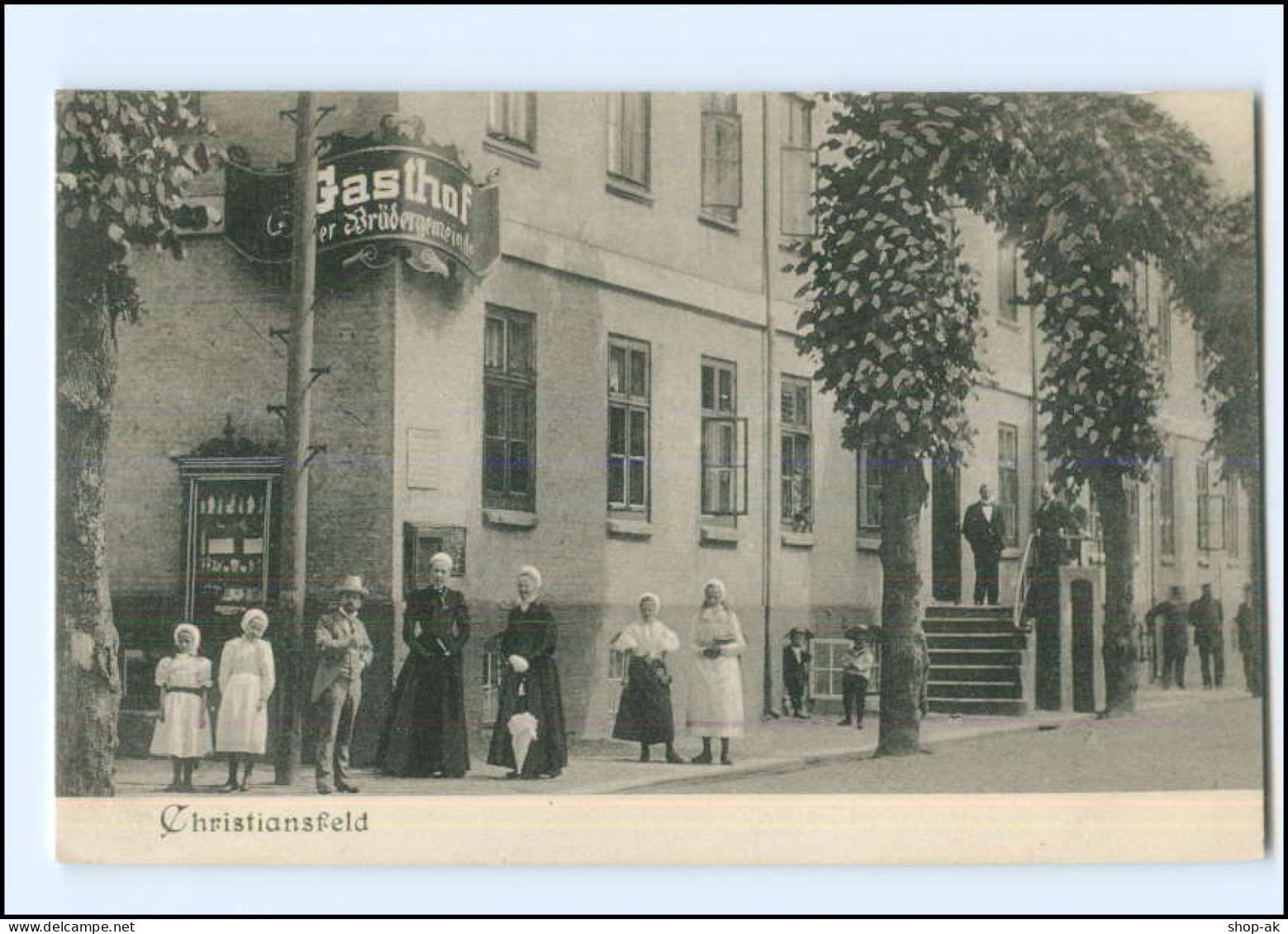 XX11418/ Christiansfeld Gasthof Der Brüdergemeinde Nordschleswig AK 1909 - Nordschleswig