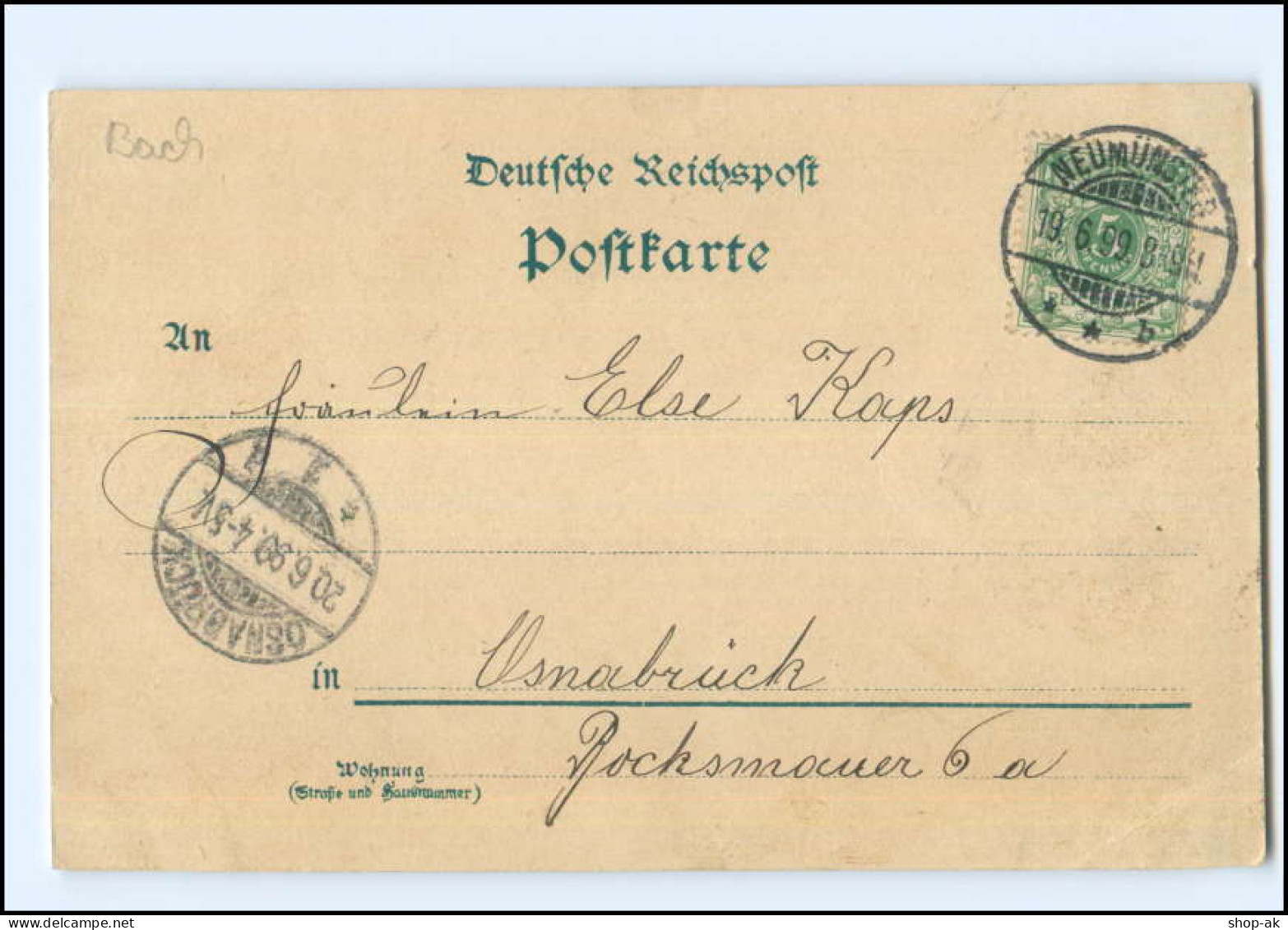 XX11283/ Neumünster Gruß Vom Forsthaus 1899 Litho AK - Neumünster