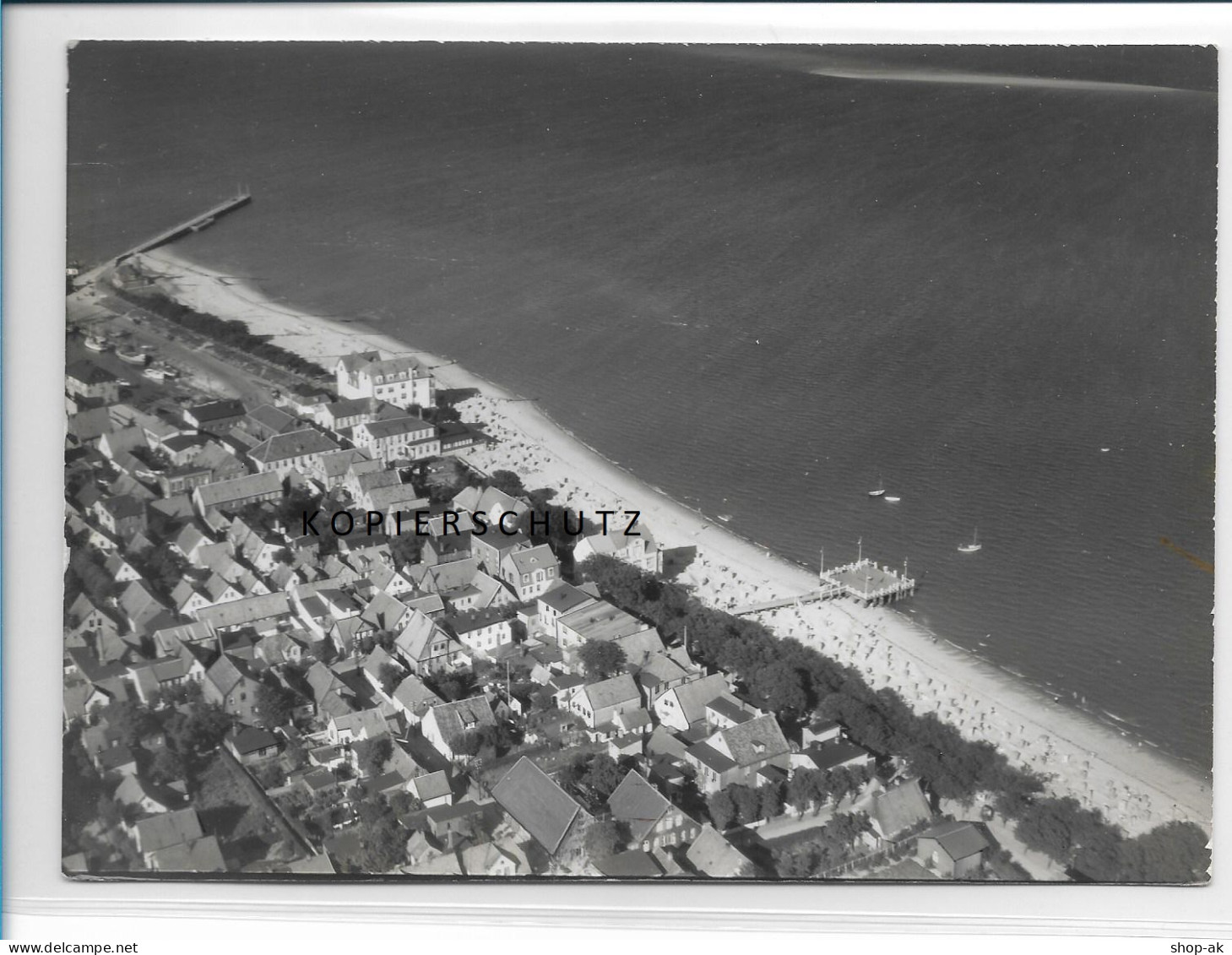 ZZ-1028/ Wyk Auf Föhr  Foto Seltenes Luftbild 1939 18 X 13 Cm  - Föhr