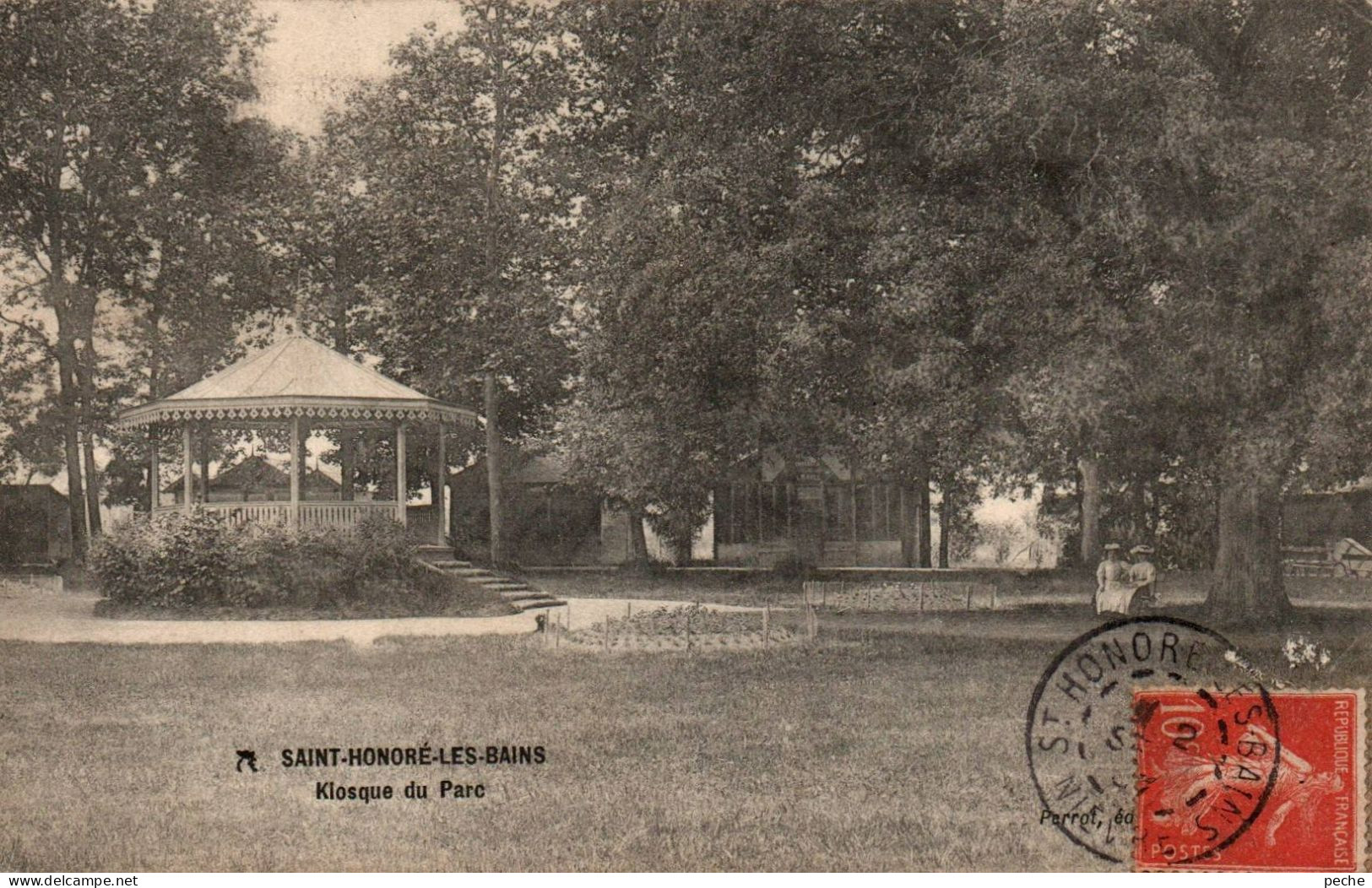 N°186 W -cpa Saint Honoré Les Bains -kiosque Du Parc- - Saint-Honoré-les-Bains