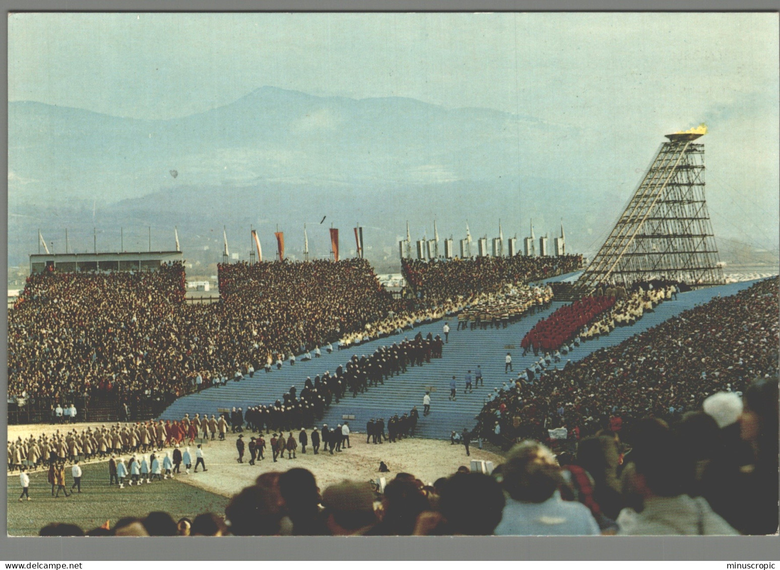 CPM 38 - Grenoble - Jeux Olympiques D'Hiver 1968 - Stade Olympique - Cérémonie D'ouverture - Grenoble