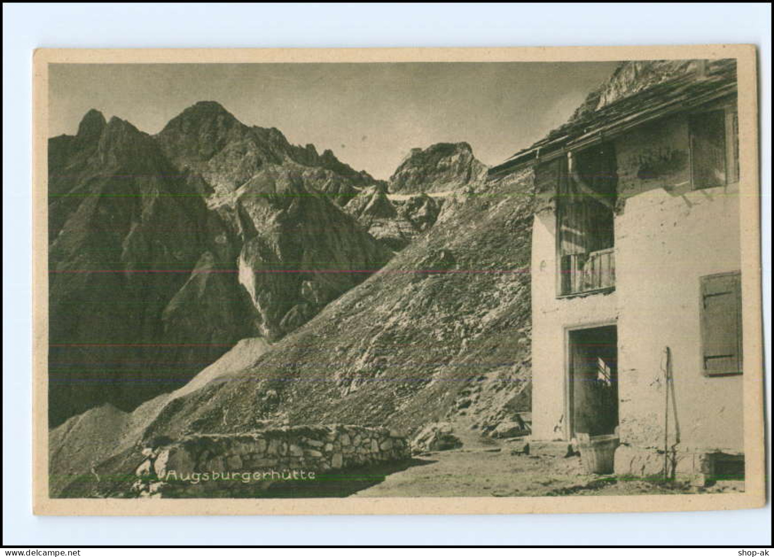 Y16561/ Berghütte Augsburgerhütte Mit Paseierspitze AK Ca.1930  - Sonstige & Ohne Zuordnung