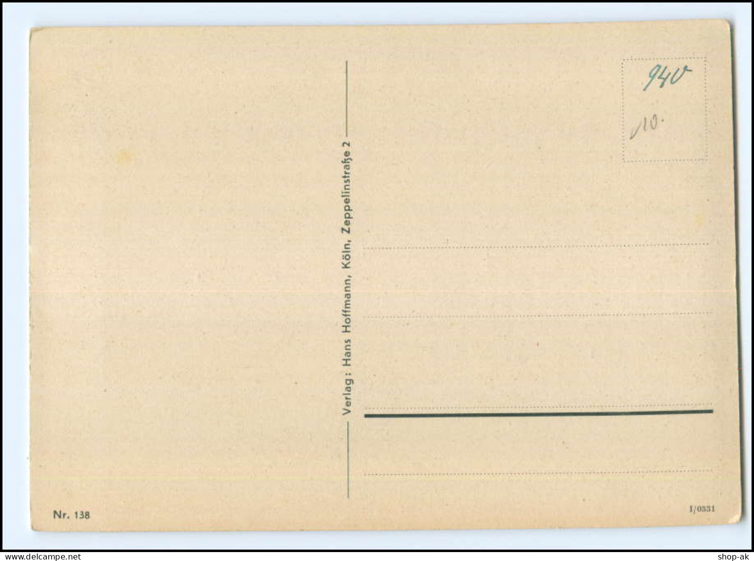 U9861/ Pferd   Apfel-Blüten   Gedicht  Hans Haho  AK Ca.1930 - Pferde