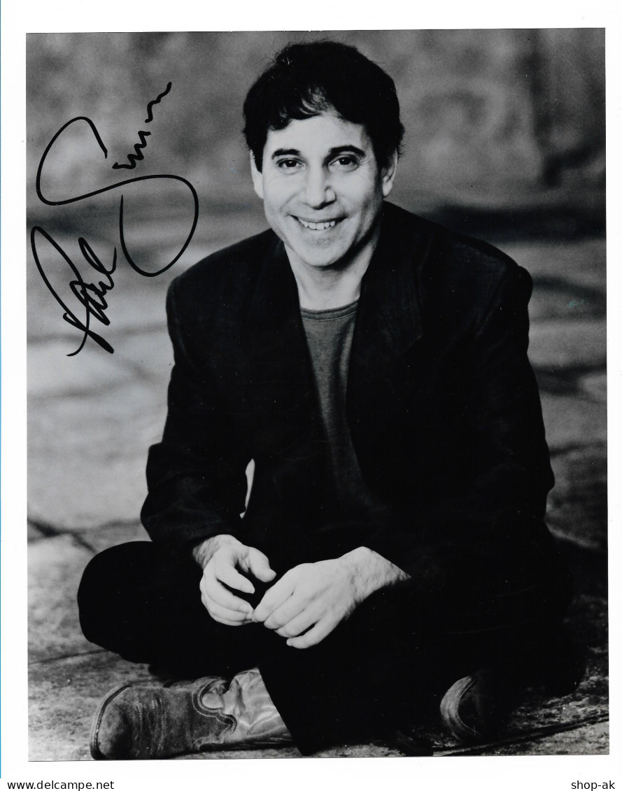 C3354/ Paul Simon  Foto 25 X 20 Cm  Unterschrift Faksimile - Unclassified