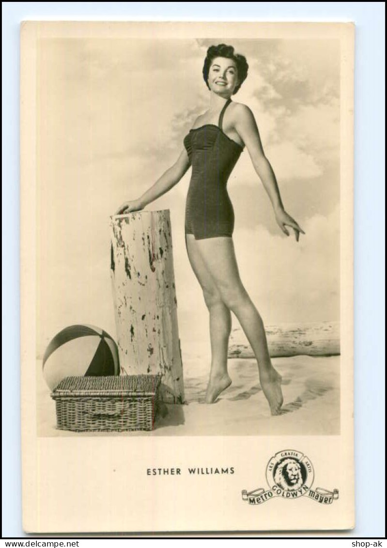 Y14369/ Esther Williams Im Badeanzug Foto AK Ca.1955 - Artistas